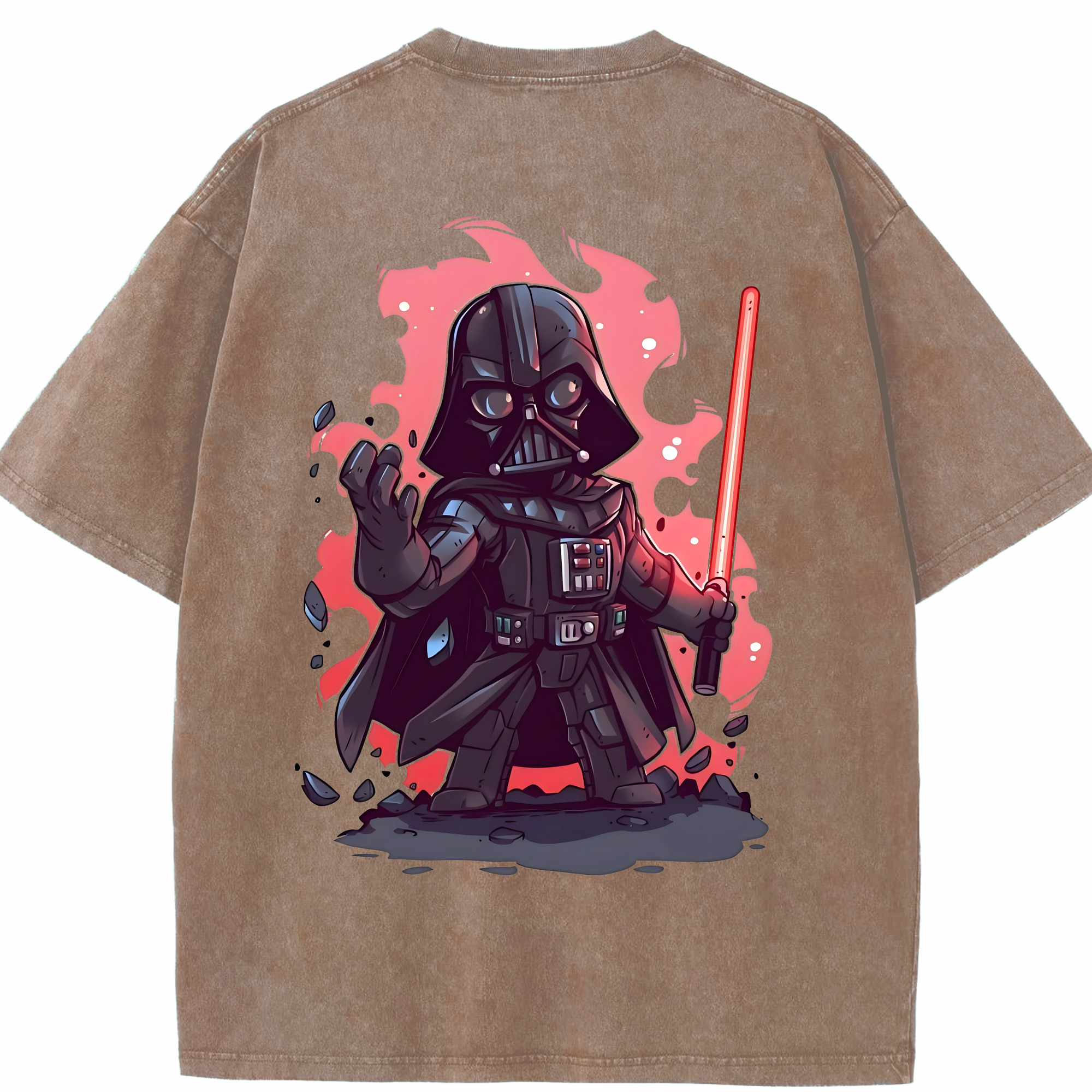（画像用） スター・ウォーズ Star Wars 綿100% ヴィンテージ風 半袖Tシャツ（背面プリント）