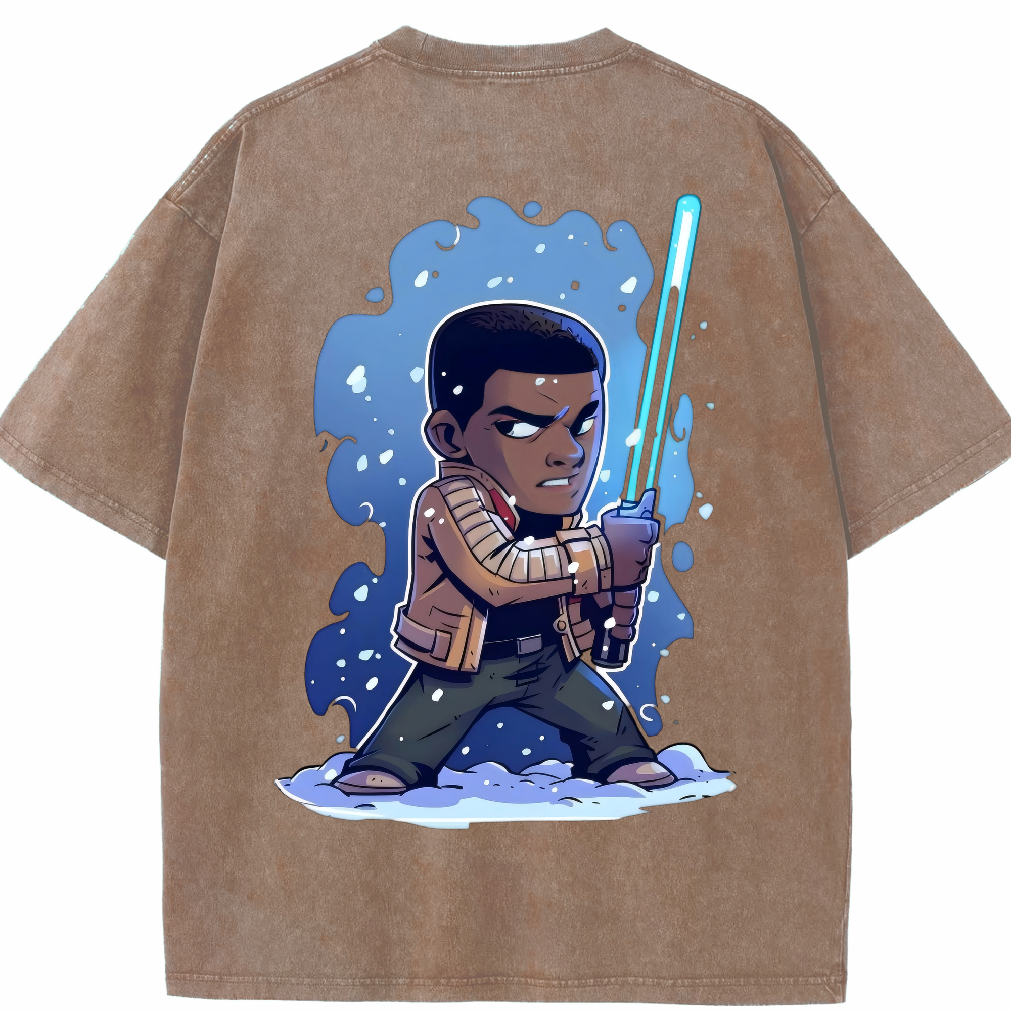 （画像用） スター・ウォーズ Star Wars 綿100% ヴィンテージ風 半袖Tシャツ（背面プリント）