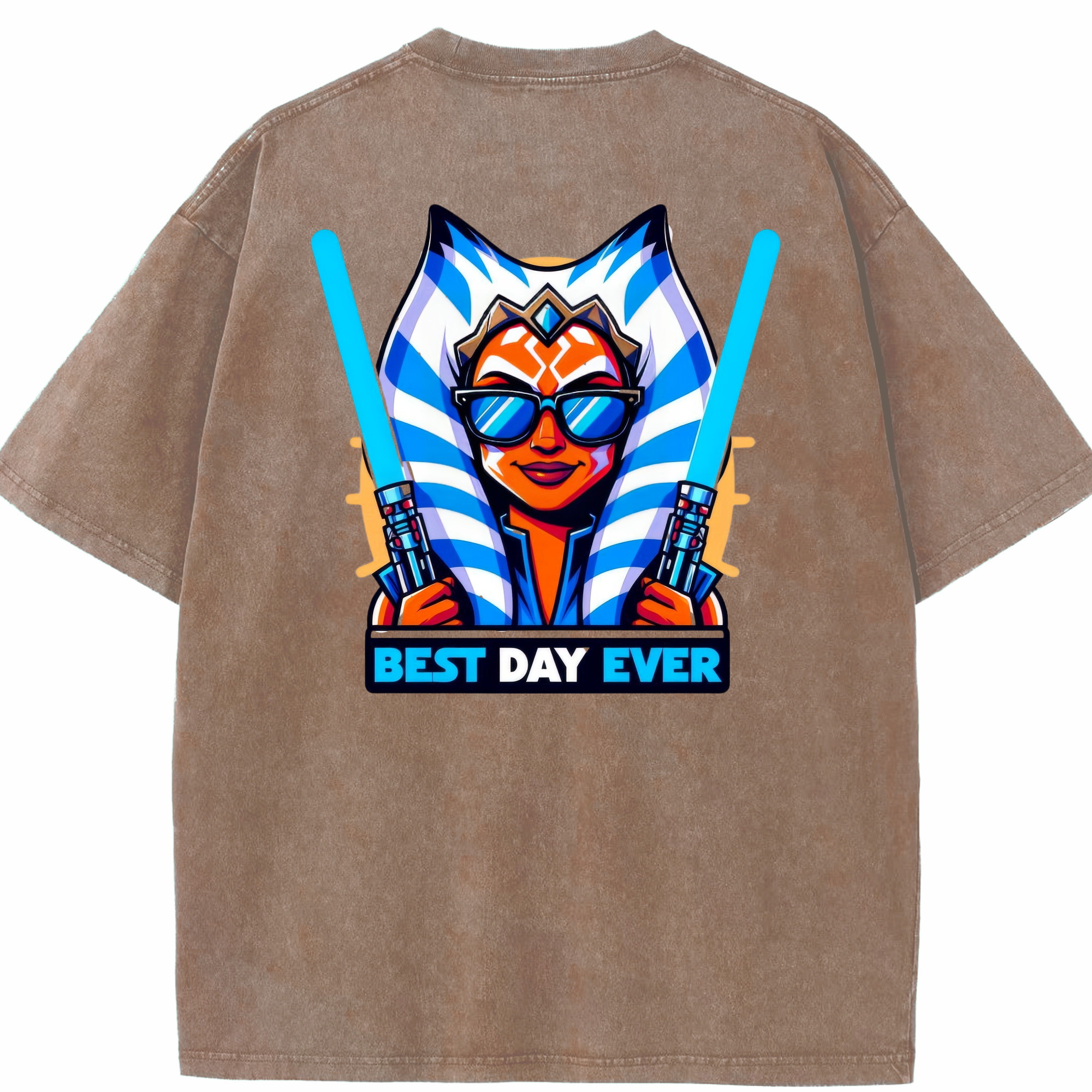 （画像用） スター・ウォーズ Star Wars 綿100% ヴィンテージ風 半袖Tシャツ（背面プリント）