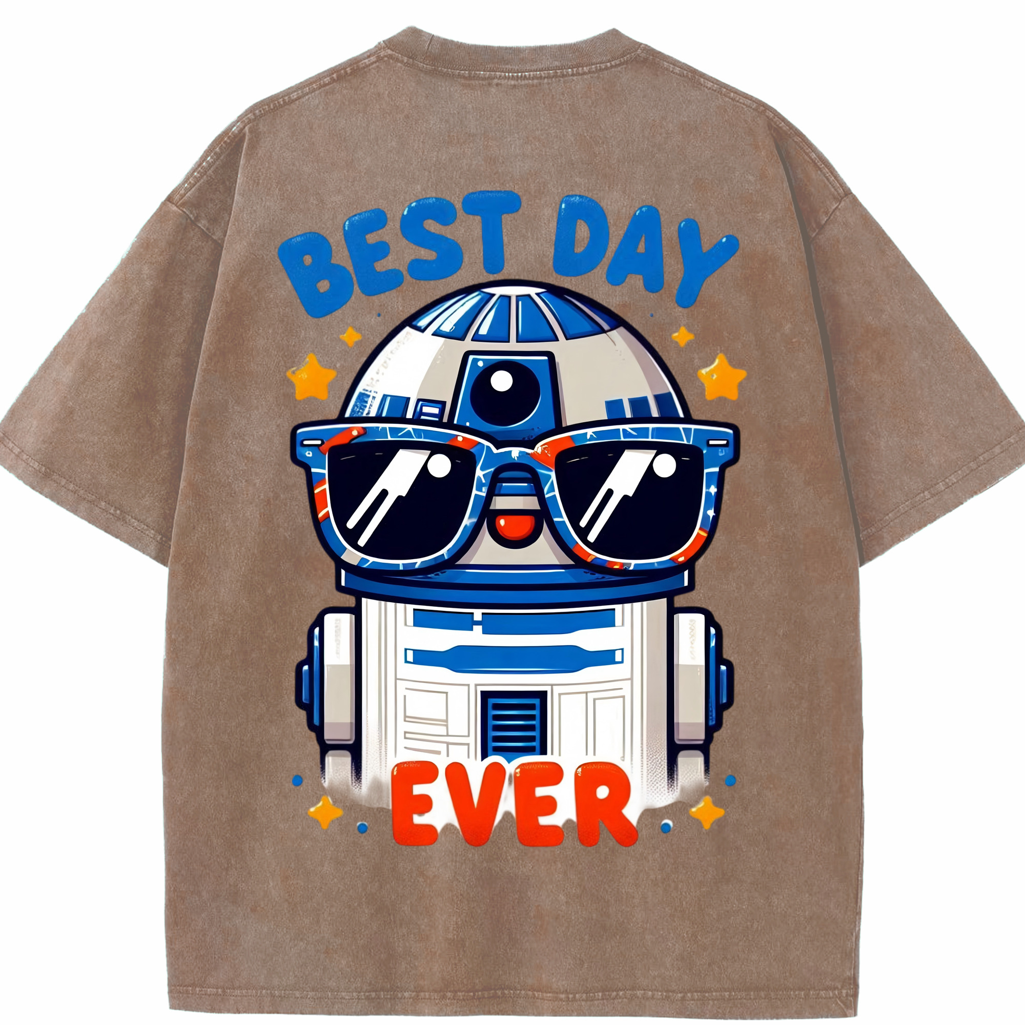 （画像用） スター・ウォーズ Star Wars 綿100% ヴィンテージ風 半袖Tシャツ（背面プリント）