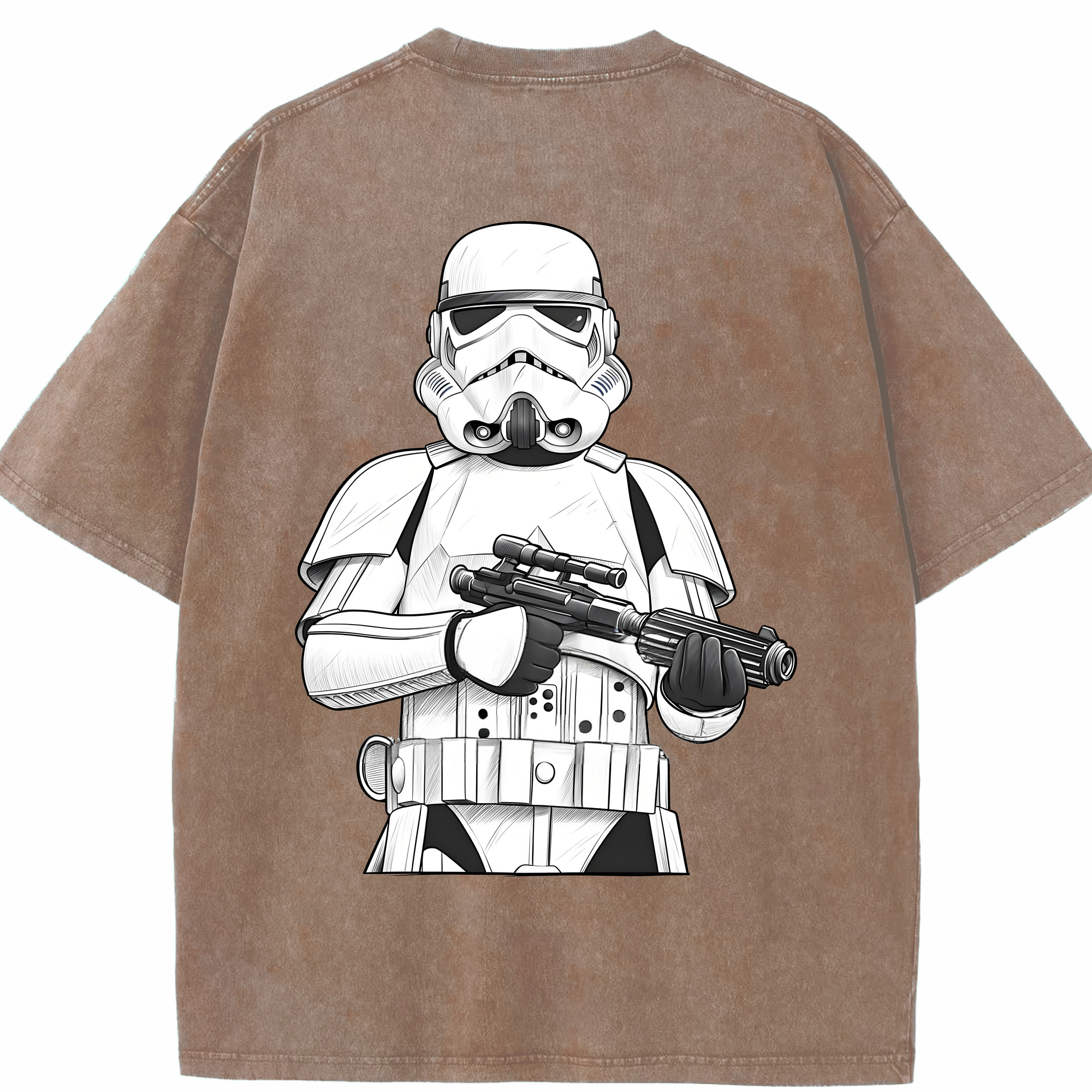 （画像用） スター・ウォーズ Star Wars 綿100% ヴィンテージ風 半袖Tシャツ（背面プリント）