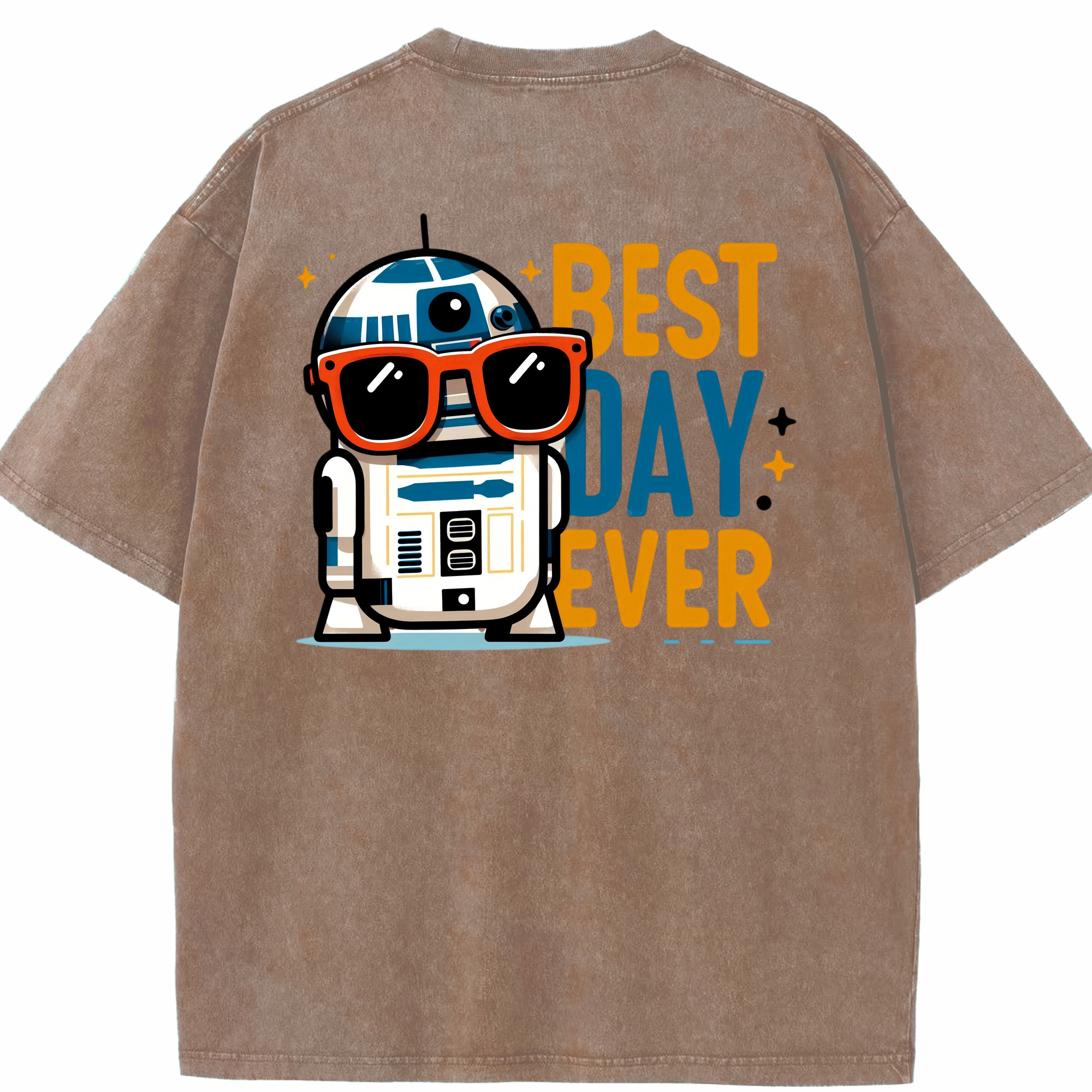 （画像用） スター・ウォーズ Star Wars 綿100% ヴィンテージ風 半袖Tシャツ（背面プリント）