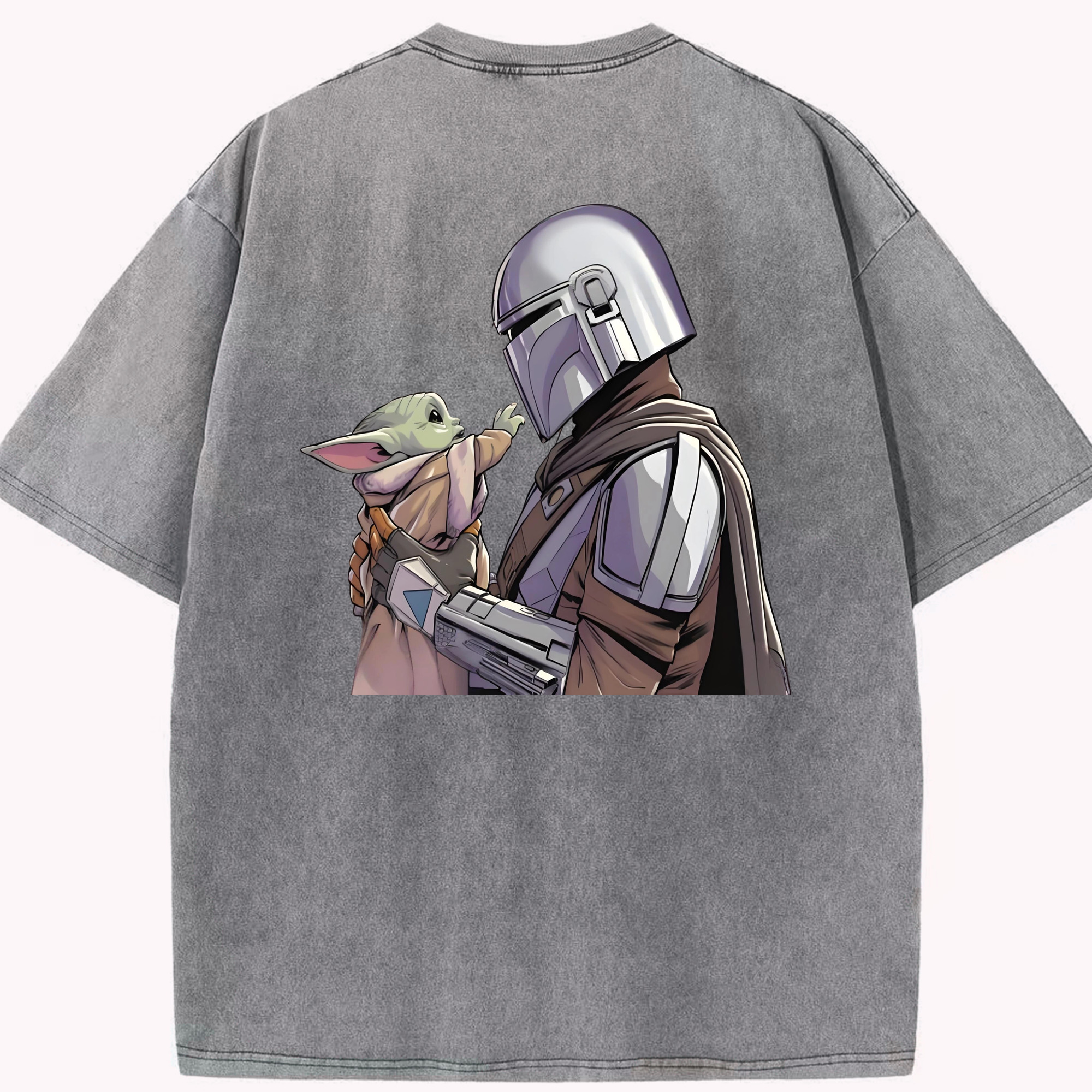（画像用） スター・ウォーズ Star Wars 綿100% ヴィンテージ風 半袖Tシャツ（背面プリント）