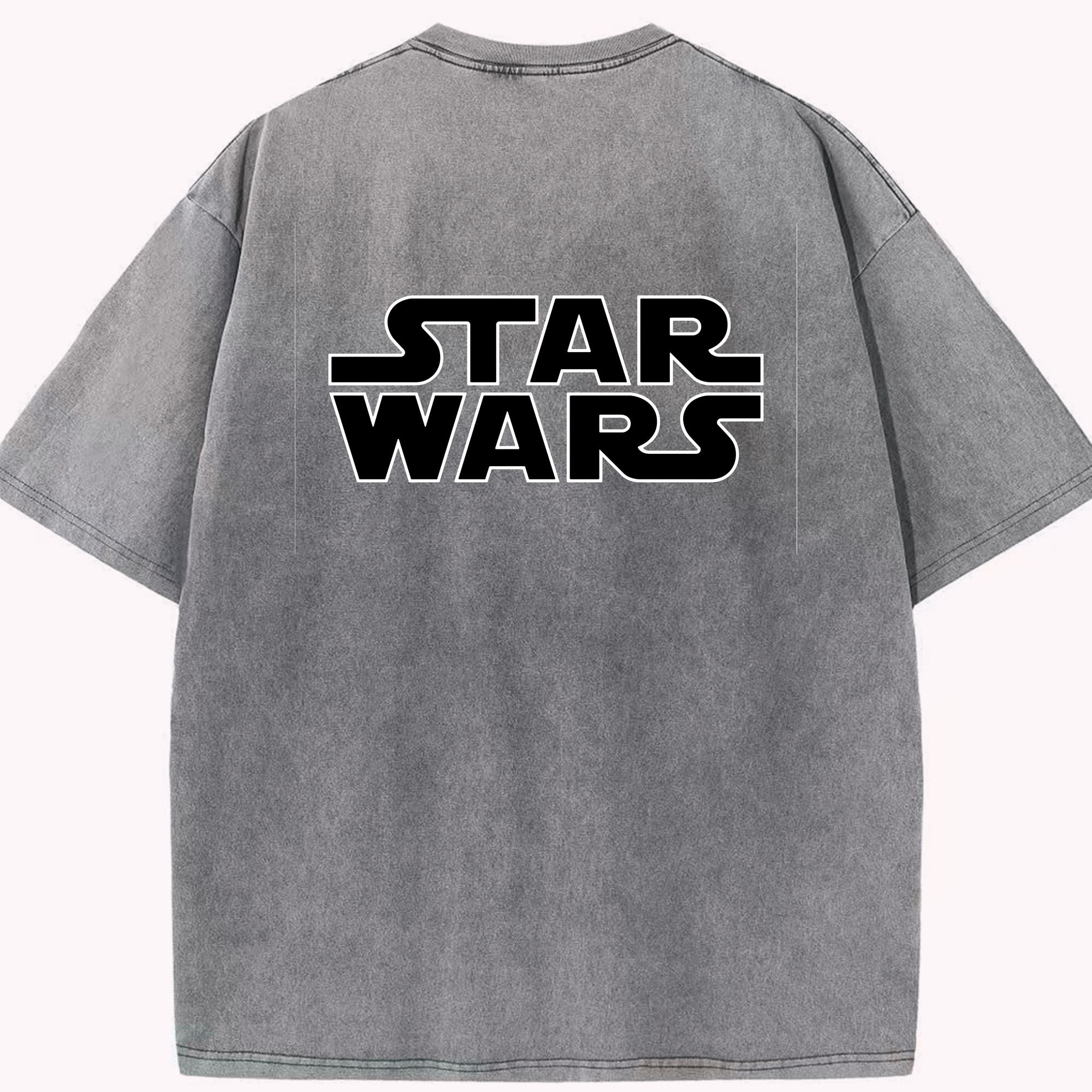 （画像用） スター・ウォーズ Star Wars 綿100% ヴィンテージ風 半袖Tシャツ（背面プリント）