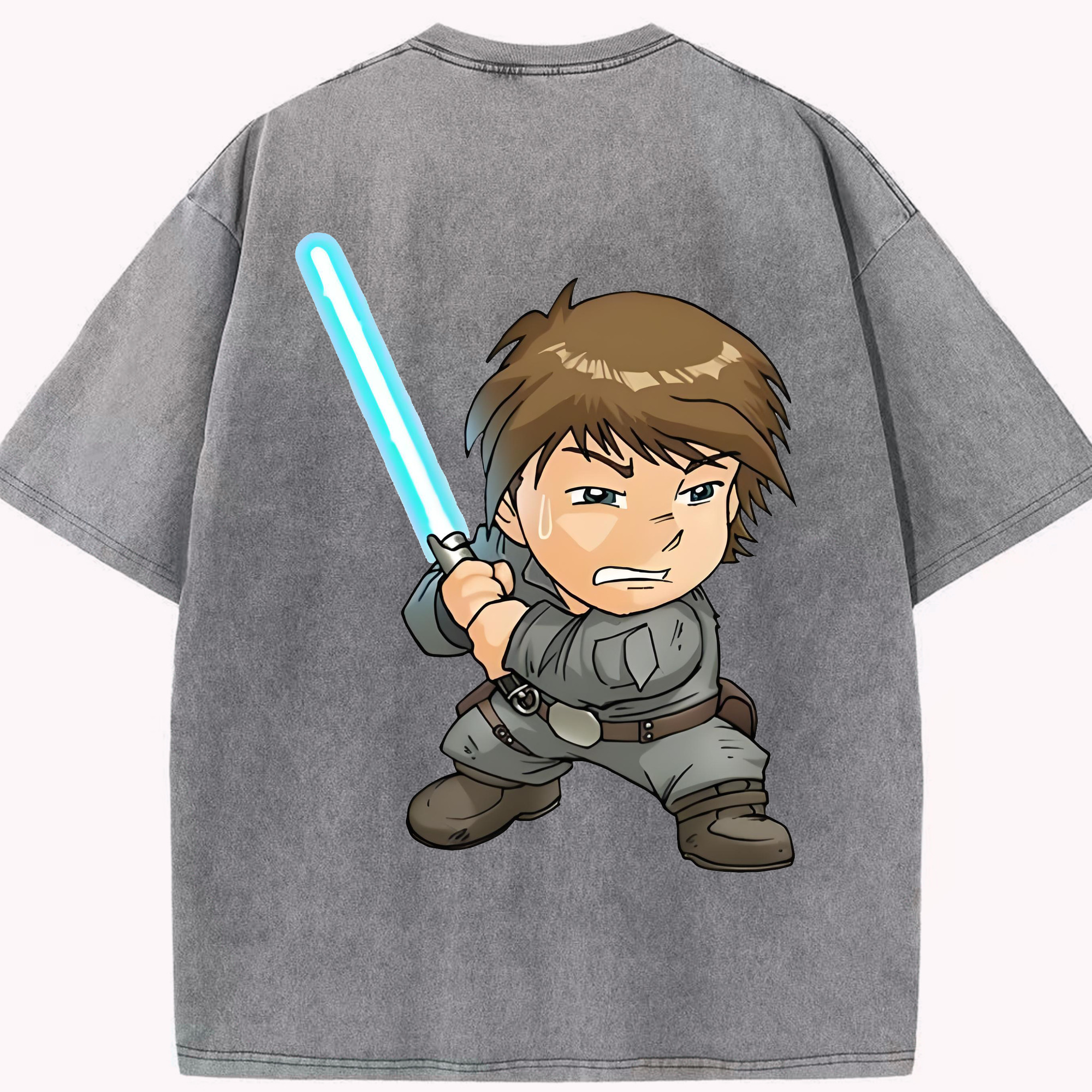 （画像用） スター・ウォーズ Star Wars 綿100% ヴィンテージ風 半袖Tシャツ（背面プリント）