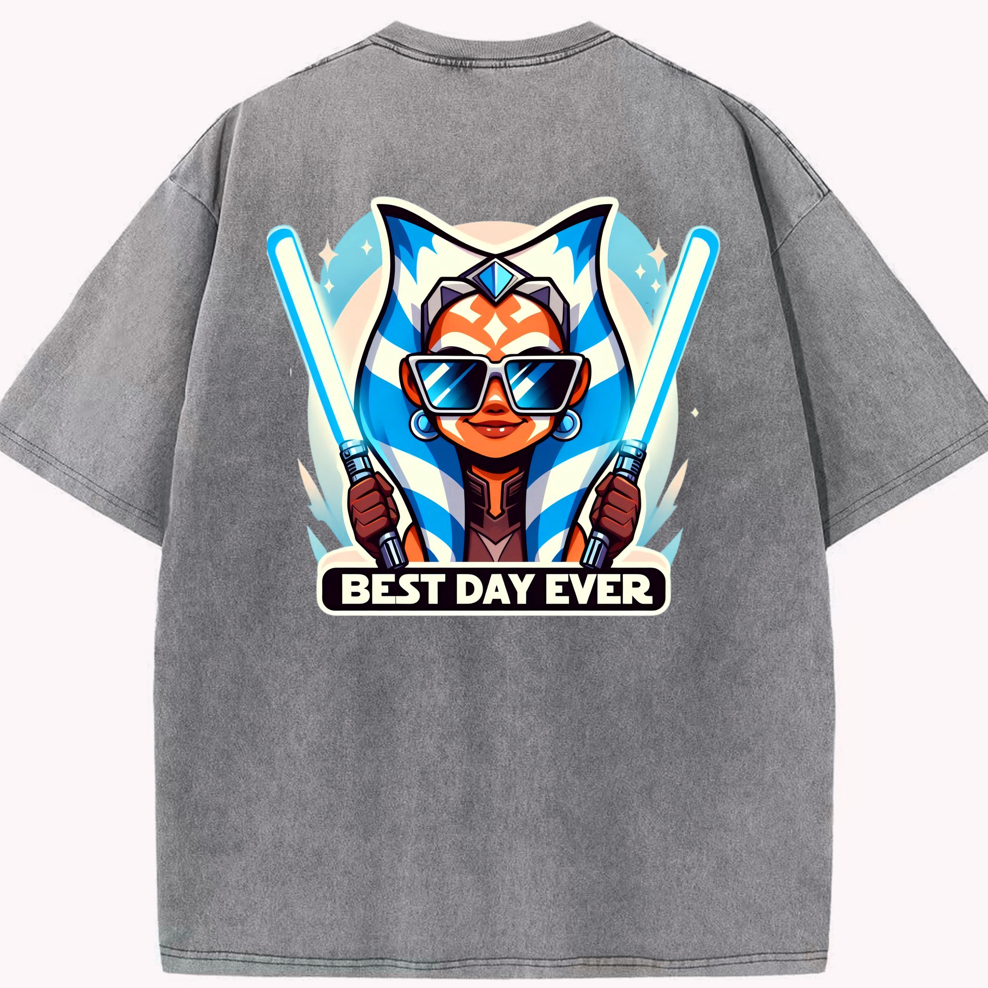 （画像用） スター・ウォーズ Star Wars 綿100% ヴィンテージ風 半袖Tシャツ（背面プリント）