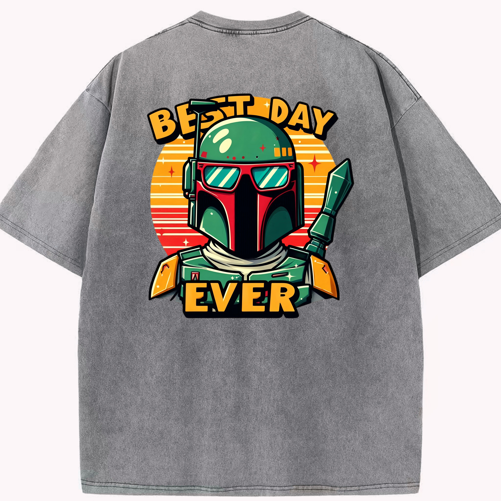 （画像用） スター・ウォーズ Star Wars 綿100% ヴィンテージ風 半袖Tシャツ（背面プリント）
