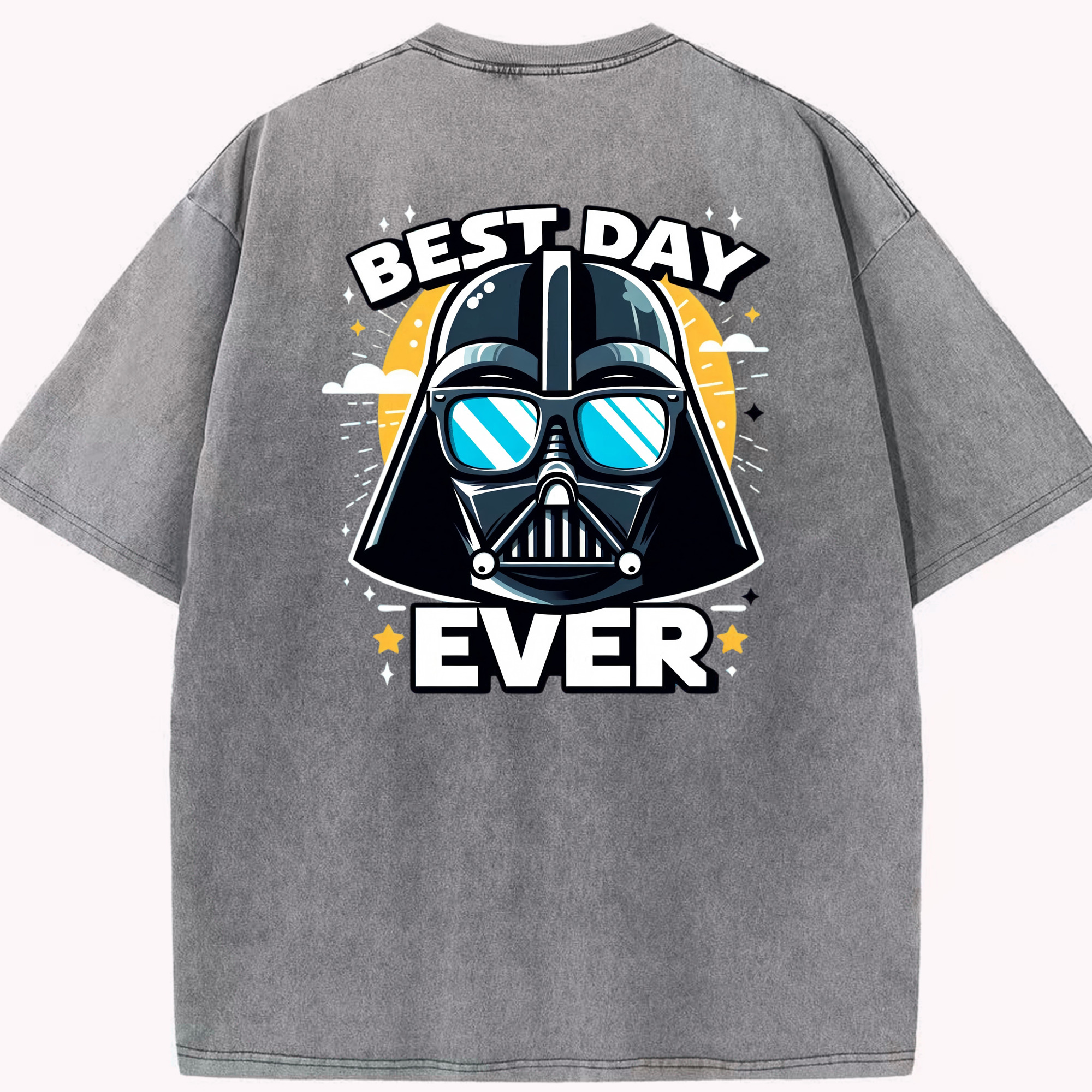 （画像用） スター・ウォーズ Star Wars 綿100% ヴィンテージ風 半袖Tシャツ（背面プリント）