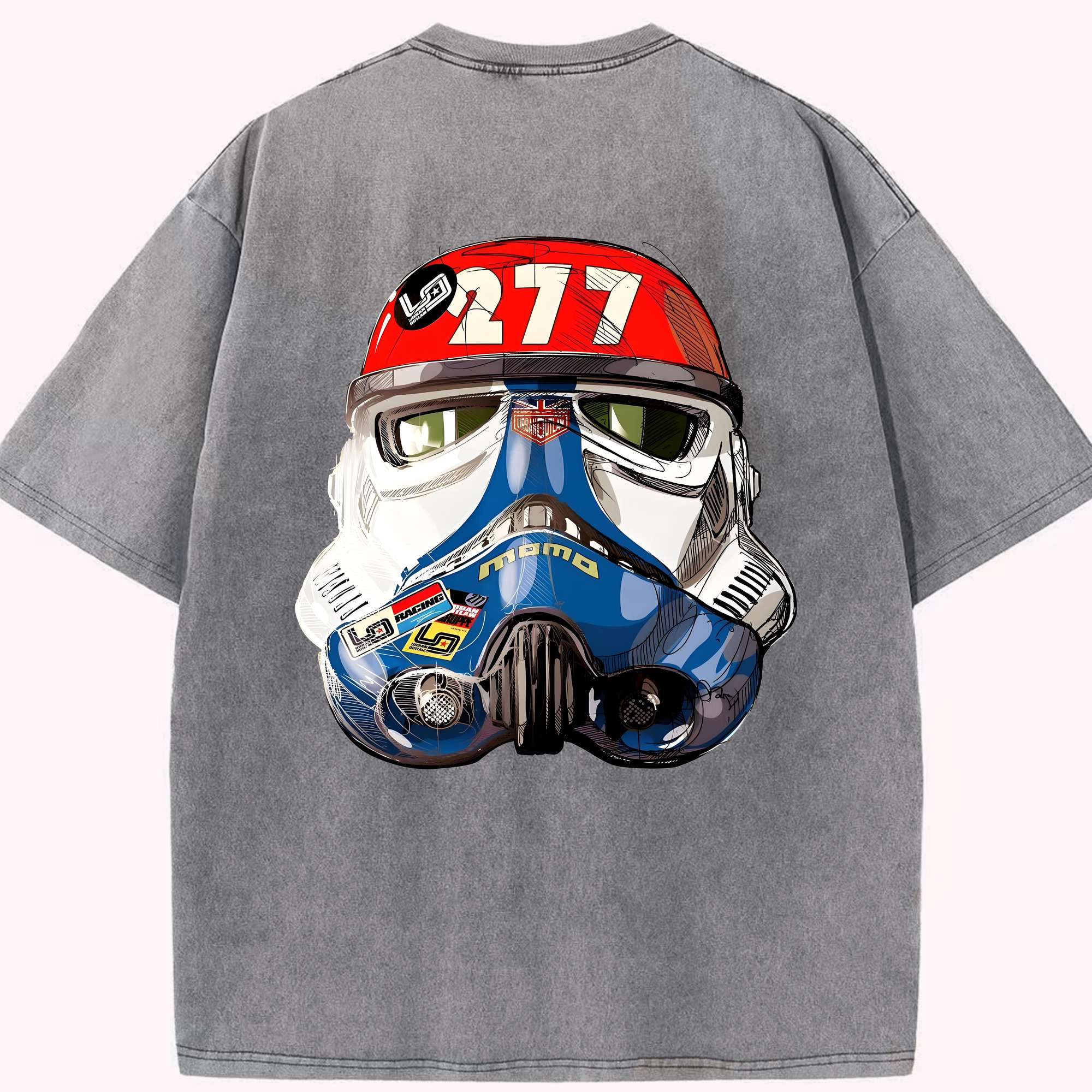 （画像用） スター・ウォーズ Star Wars 綿100% ヴィンテージ風 半袖Tシャツ（背面プリント）