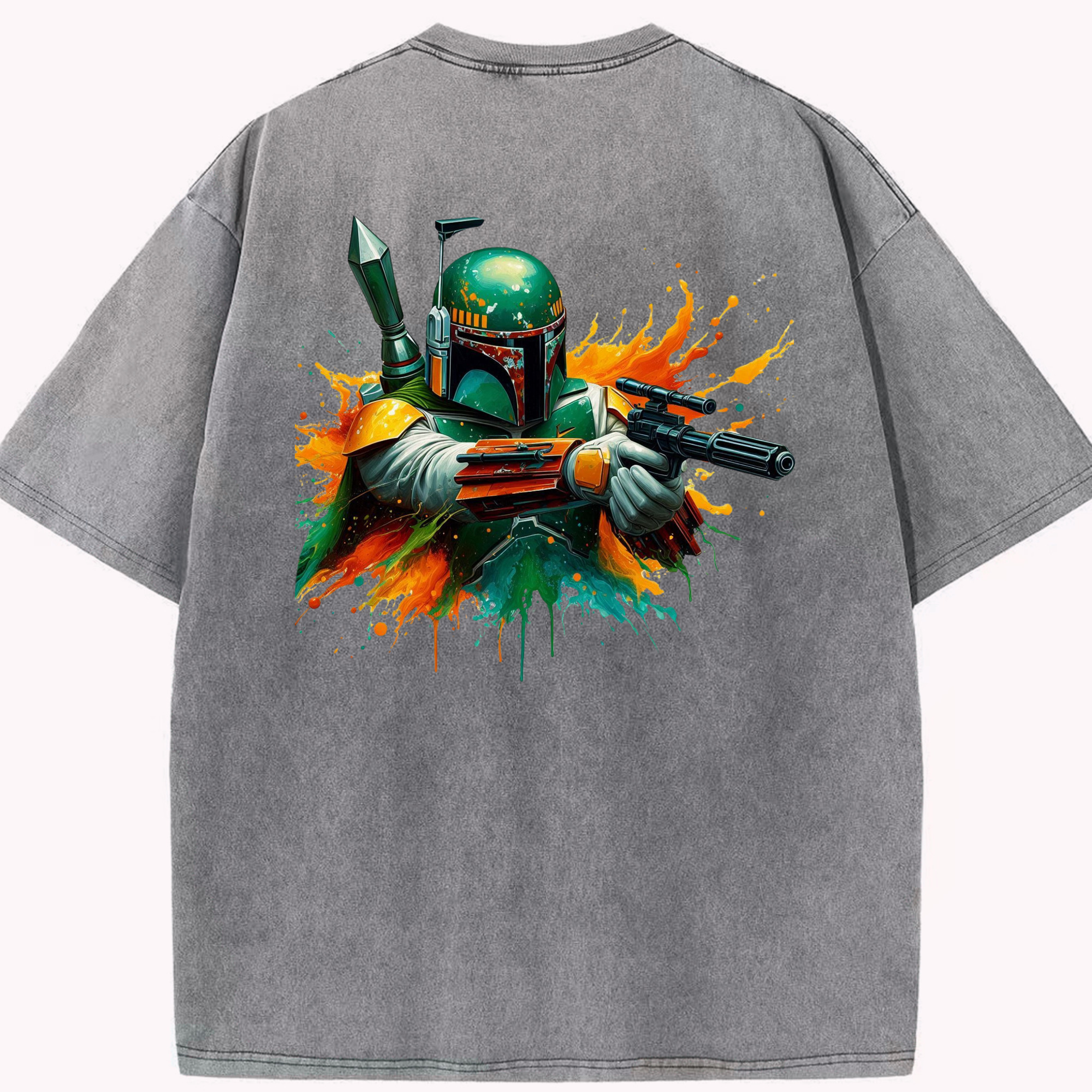 （画像用） スター・ウォーズ Star Wars 綿100% ヴィンテージ風 半袖Tシャツ（背面プリント）