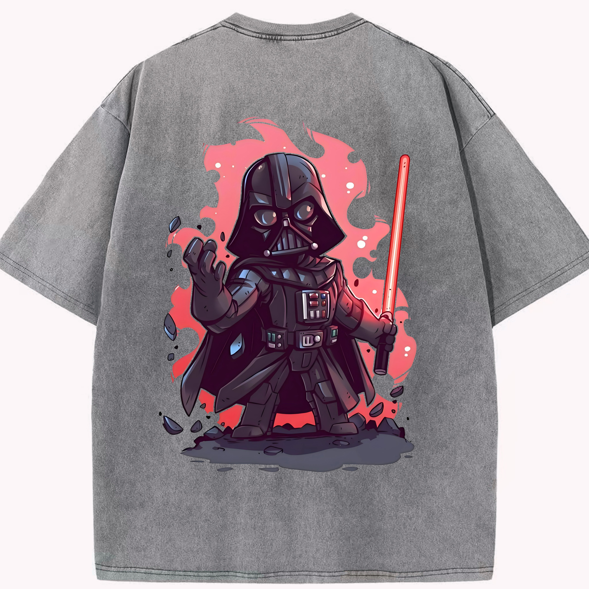（画像用） スター・ウォーズ Star Wars 綿100% ヴィンテージ風 半袖Tシャツ（背面プリント）