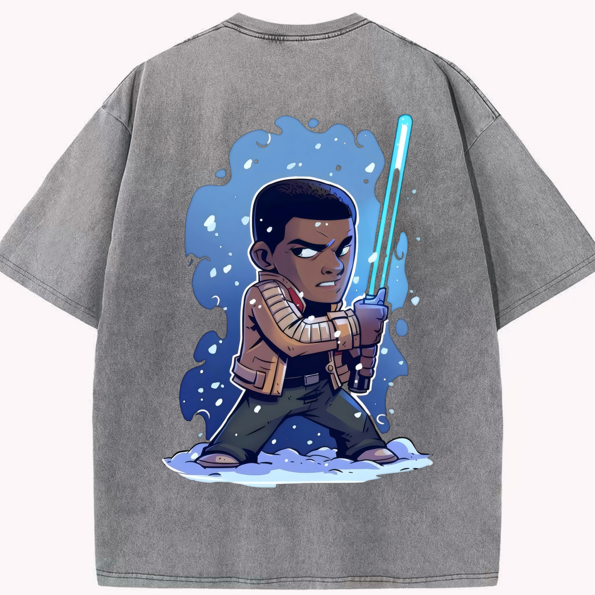 （画像用） スター・ウォーズ Star Wars 綿100% ヴィンテージ風 半袖Tシャツ（背面プリント）