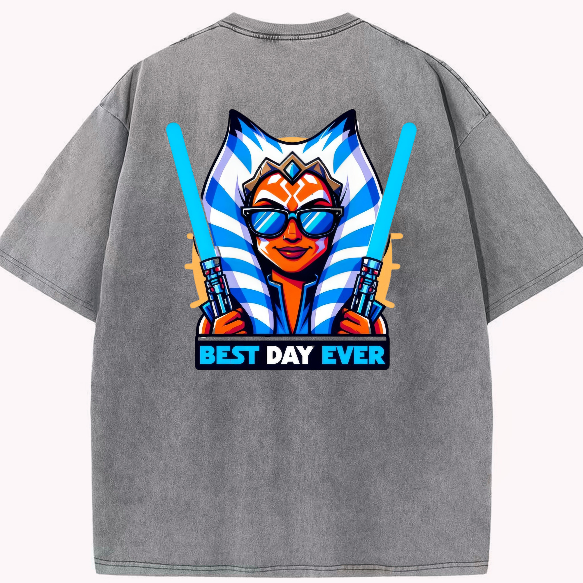 （画像用） スター・ウォーズ Star Wars 綿100% ヴィンテージ風 半袖Tシャツ（背面プリント）