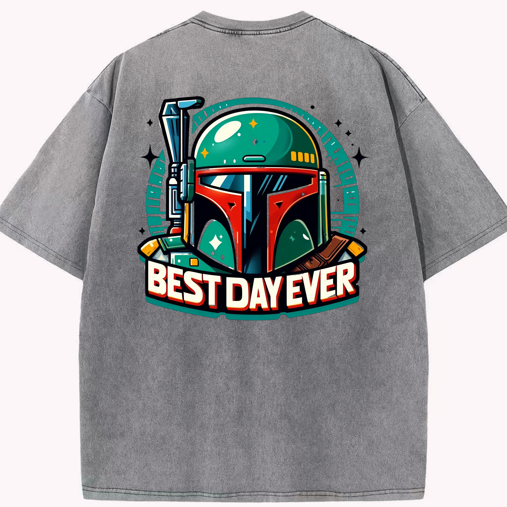 （画像用） スター・ウォーズ Star Wars 綿100% ヴィンテージ風 半袖Tシャツ（背面プリント）