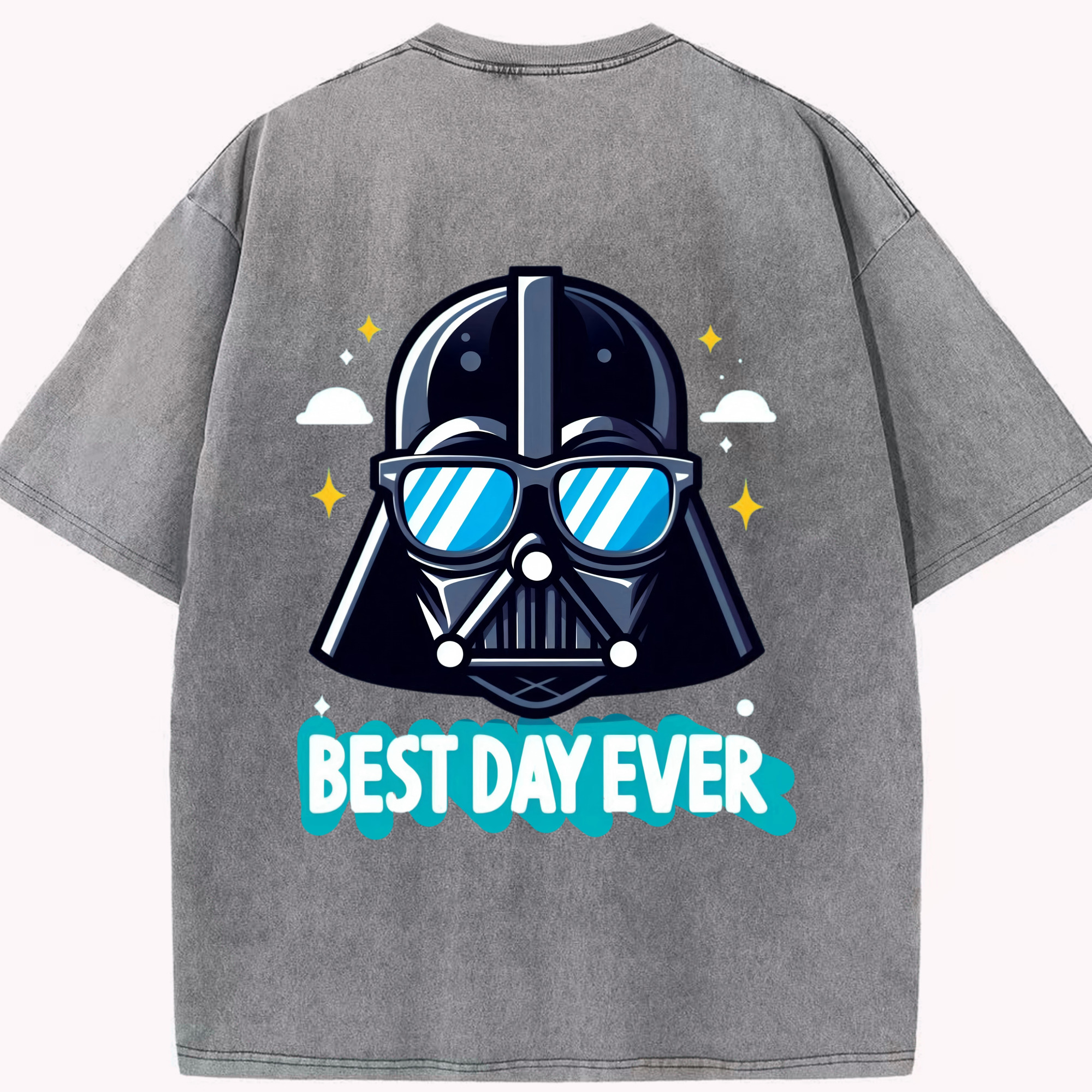 （画像用） スター・ウォーズ Star Wars 綿100% ヴィンテージ風 半袖Tシャツ（背面プリント）