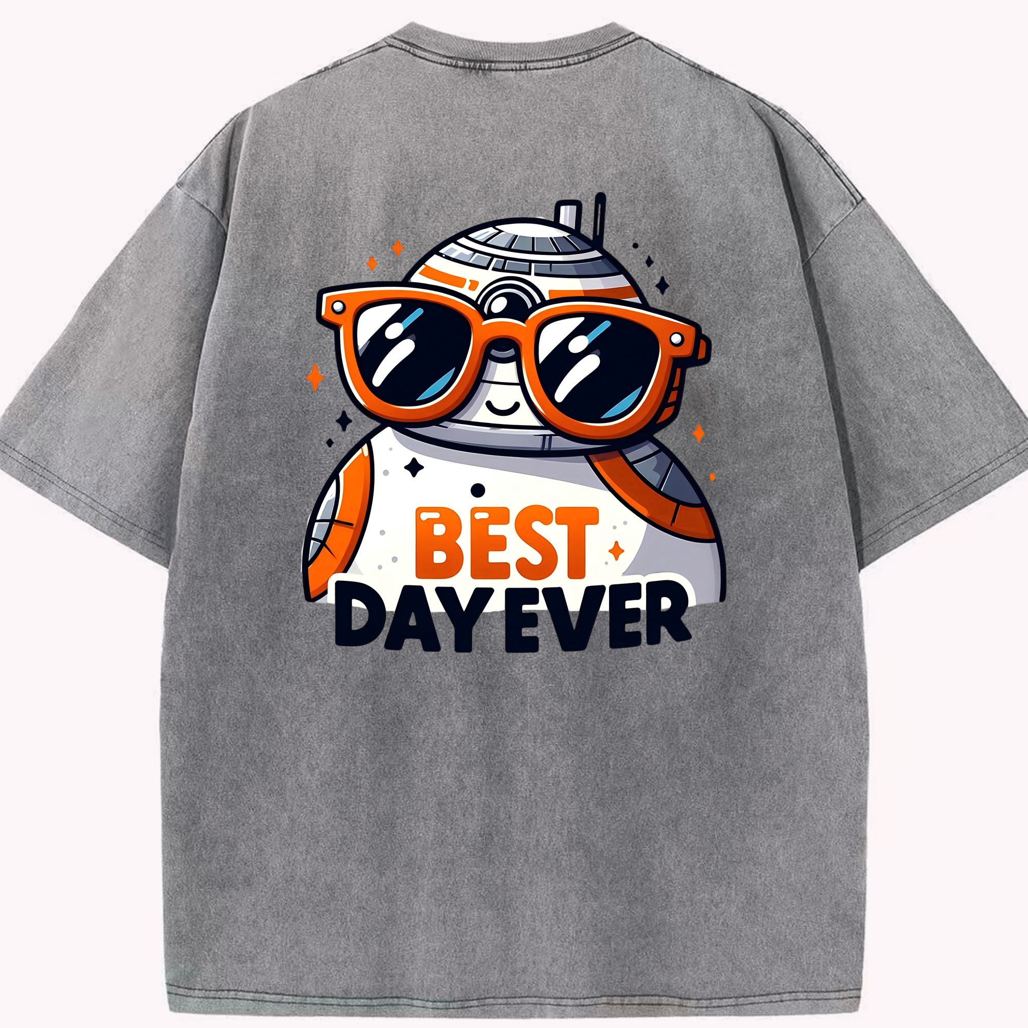 （画像用） スター・ウォーズ Star Wars 綿100% ヴィンテージ風 半袖Tシャツ（背面プリント）