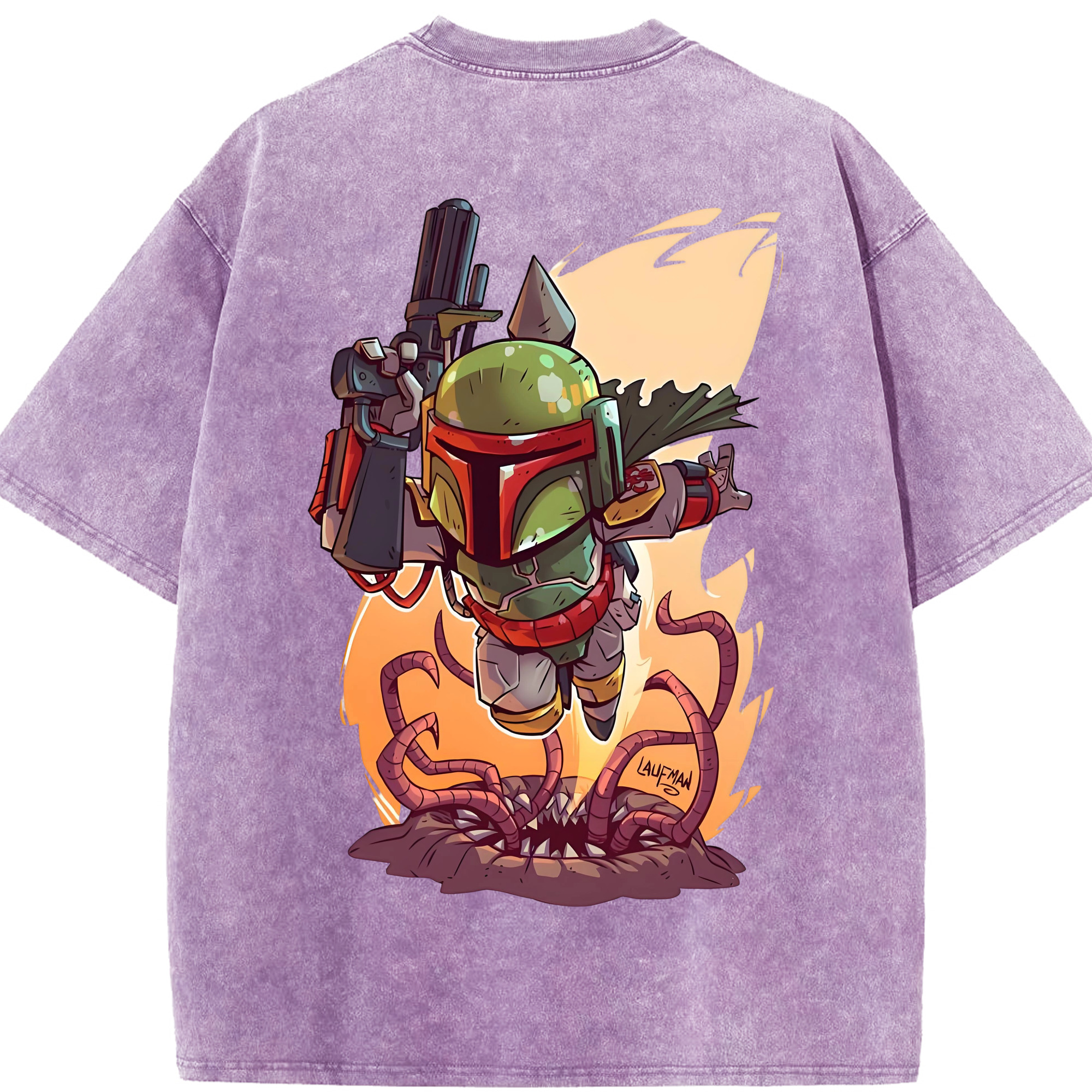 （画像用） スター・ウォーズ Star Wars 綿100% ヴィンテージ風 半袖Tシャツ（背面プリント）
