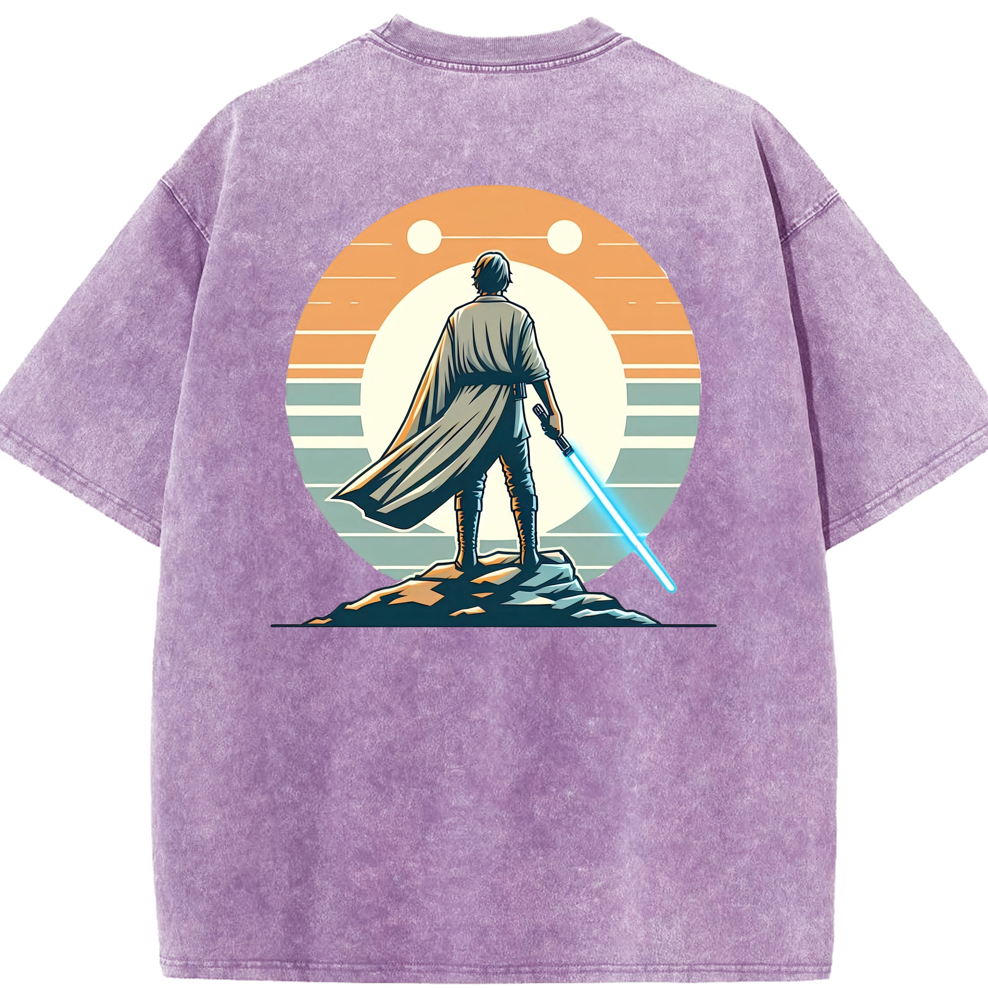 （画像用） スター・ウォーズ Star Wars 綿100% ヴィンテージ風 半袖Tシャツ（背面プリント）