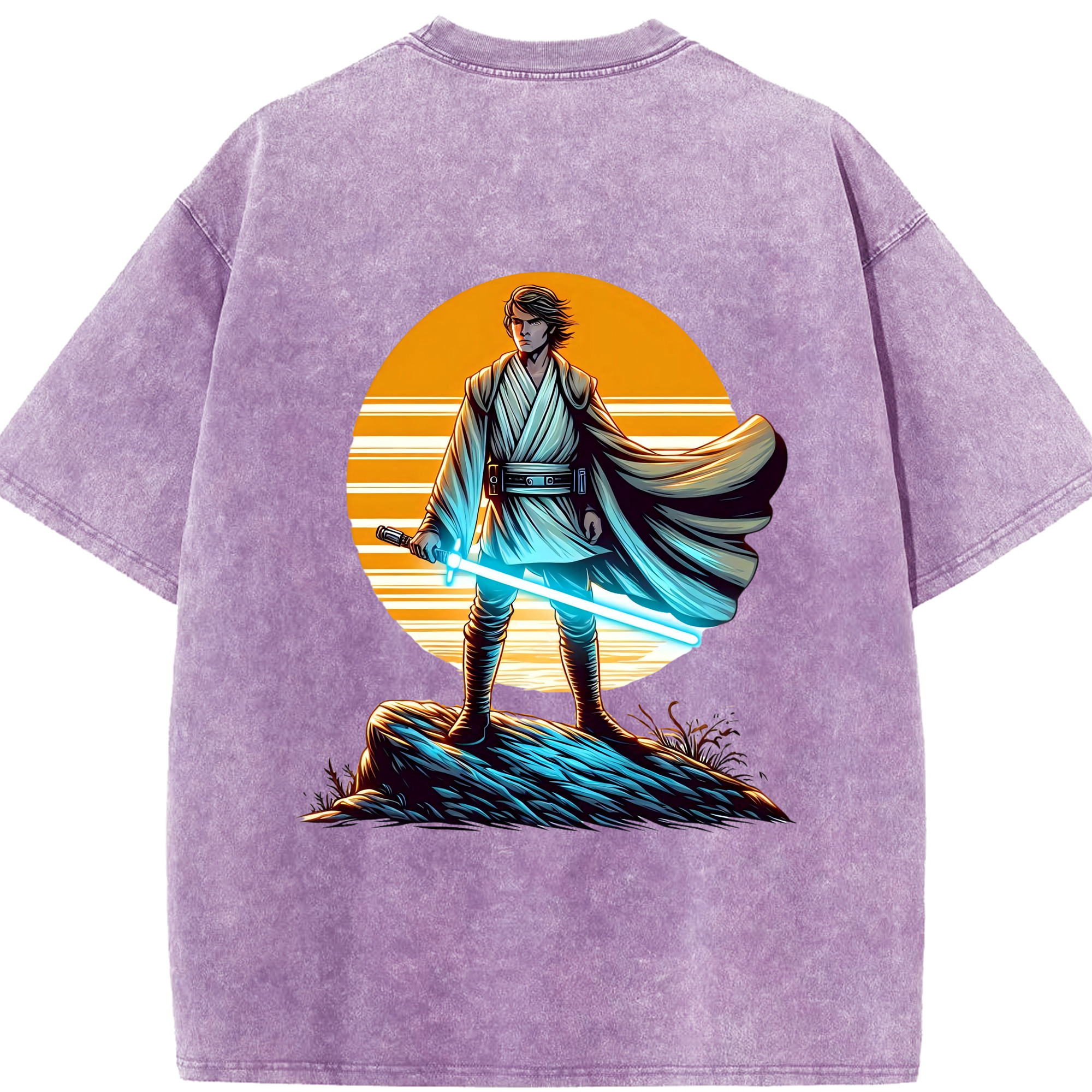 （画像用） スター・ウォーズ Star Wars 綿100% ヴィンテージ風 半袖Tシャツ（背面プリント）