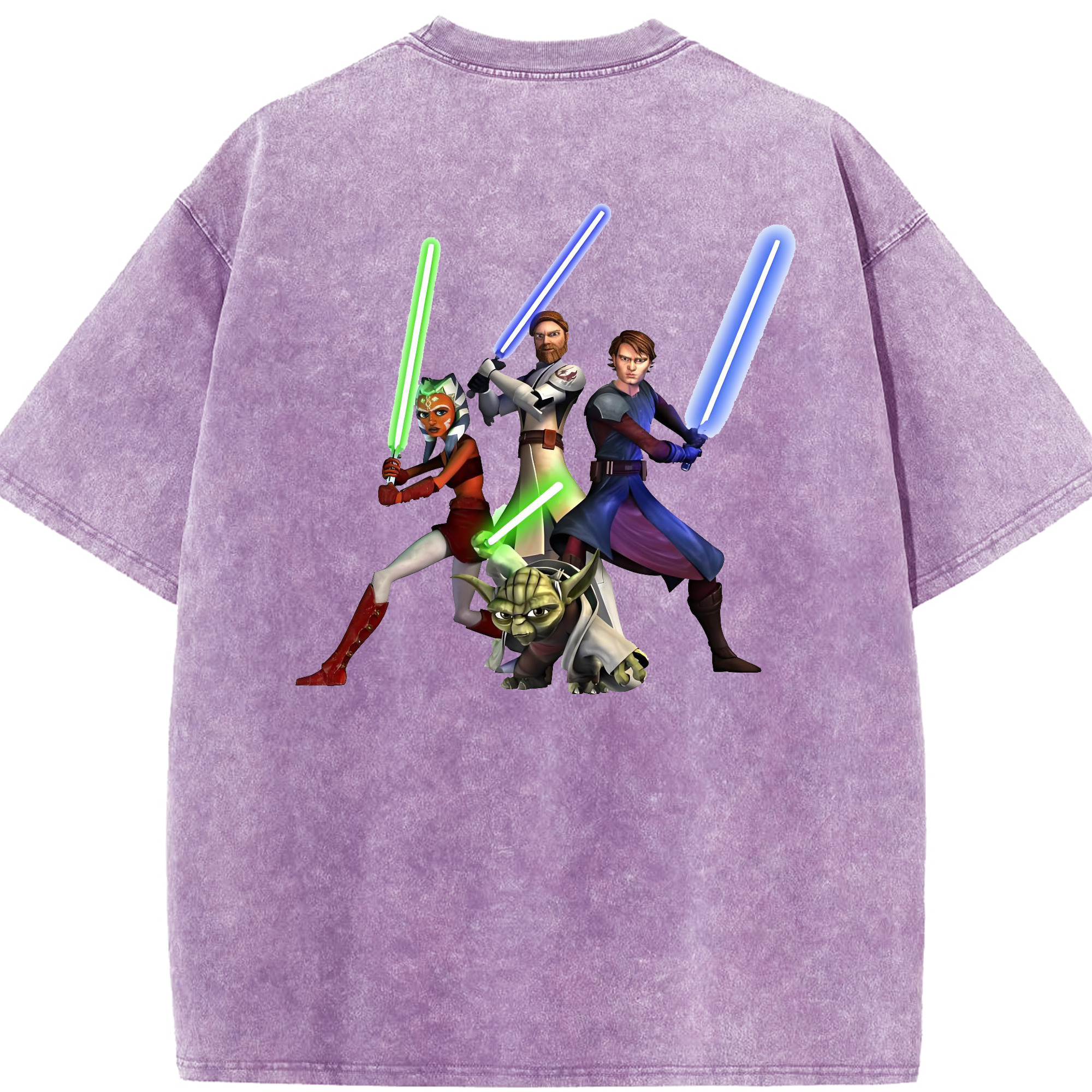 （画像用） スター・ウォーズ Star Wars 綿100% ヴィンテージ風 半袖Tシャツ（背面プリント）