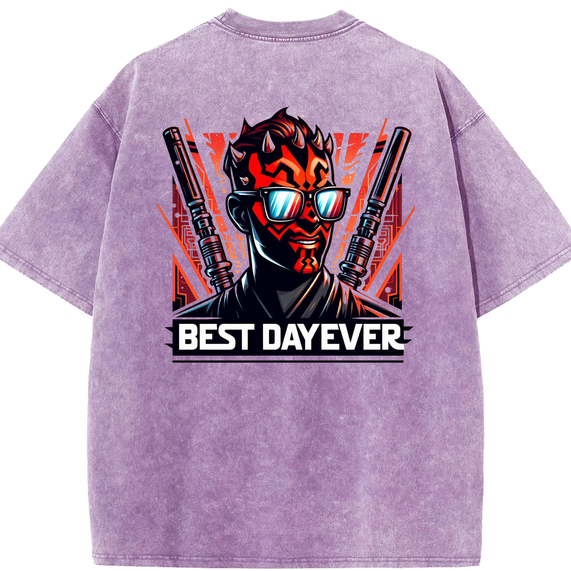 （画像用） スター・ウォーズ Star Wars 綿100% ヴィンテージ風 半袖Tシャツ（背面プリント）