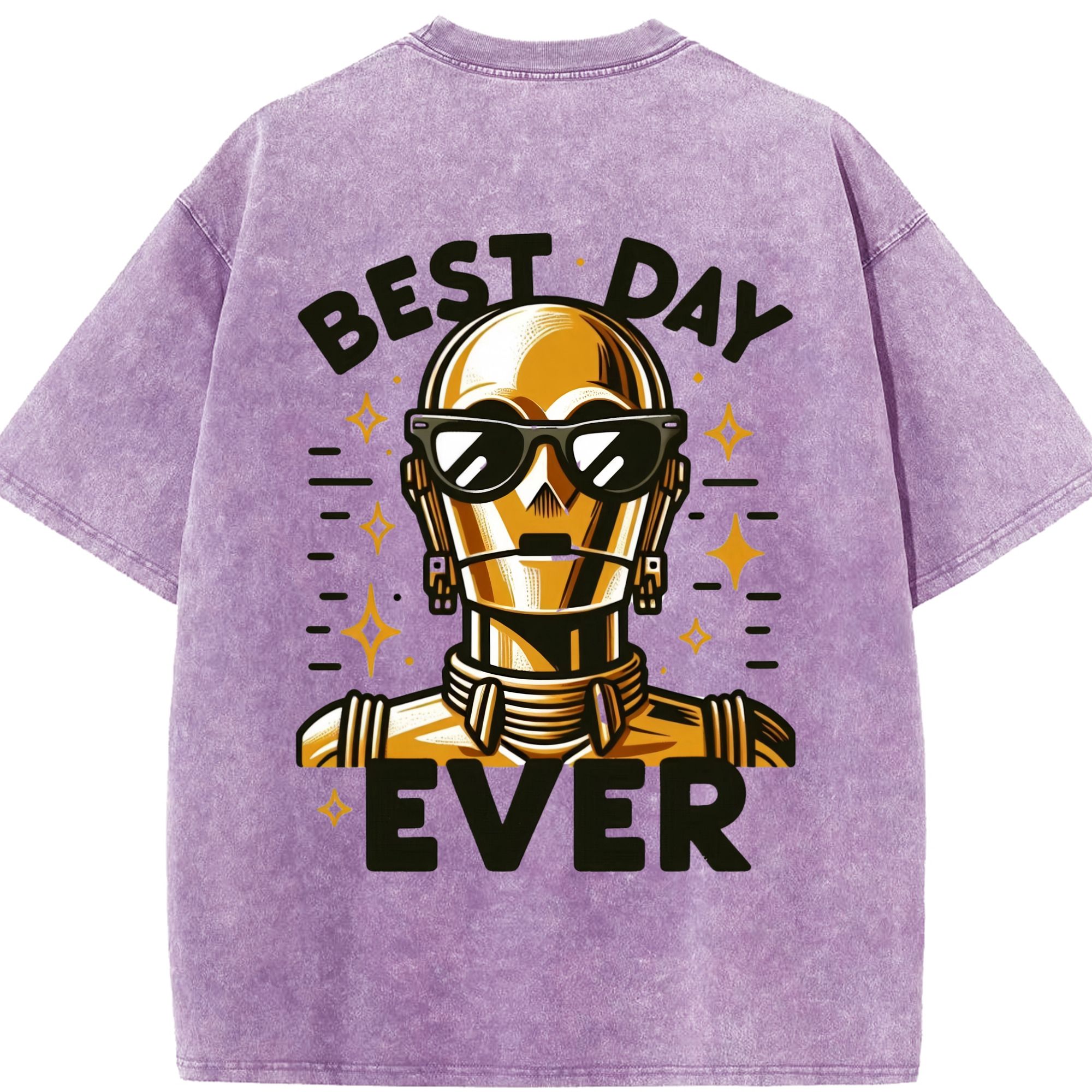 （画像用） スター・ウォーズ Star Wars 綿100% ヴィンテージ風 半袖Tシャツ（背面プリント）