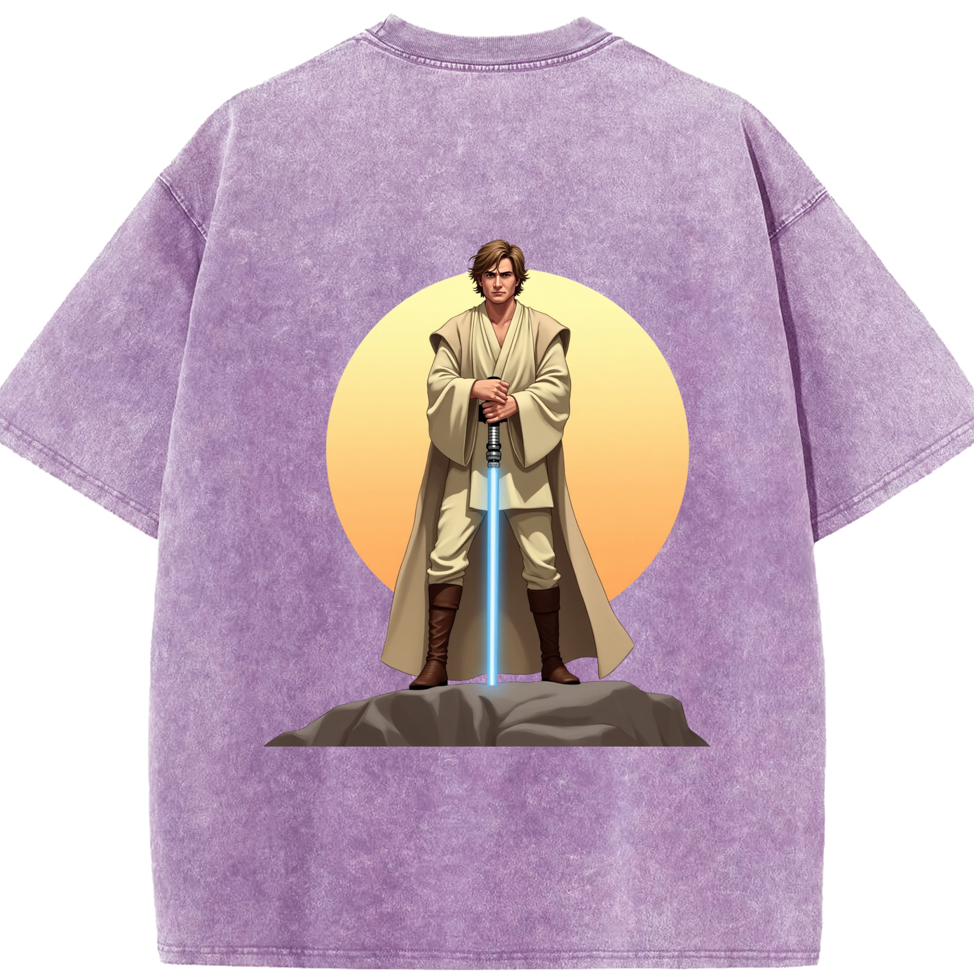 （画像用） スター・ウォーズ Star Wars 綿100% ヴィンテージ風 半袖Tシャツ（背面プリント）