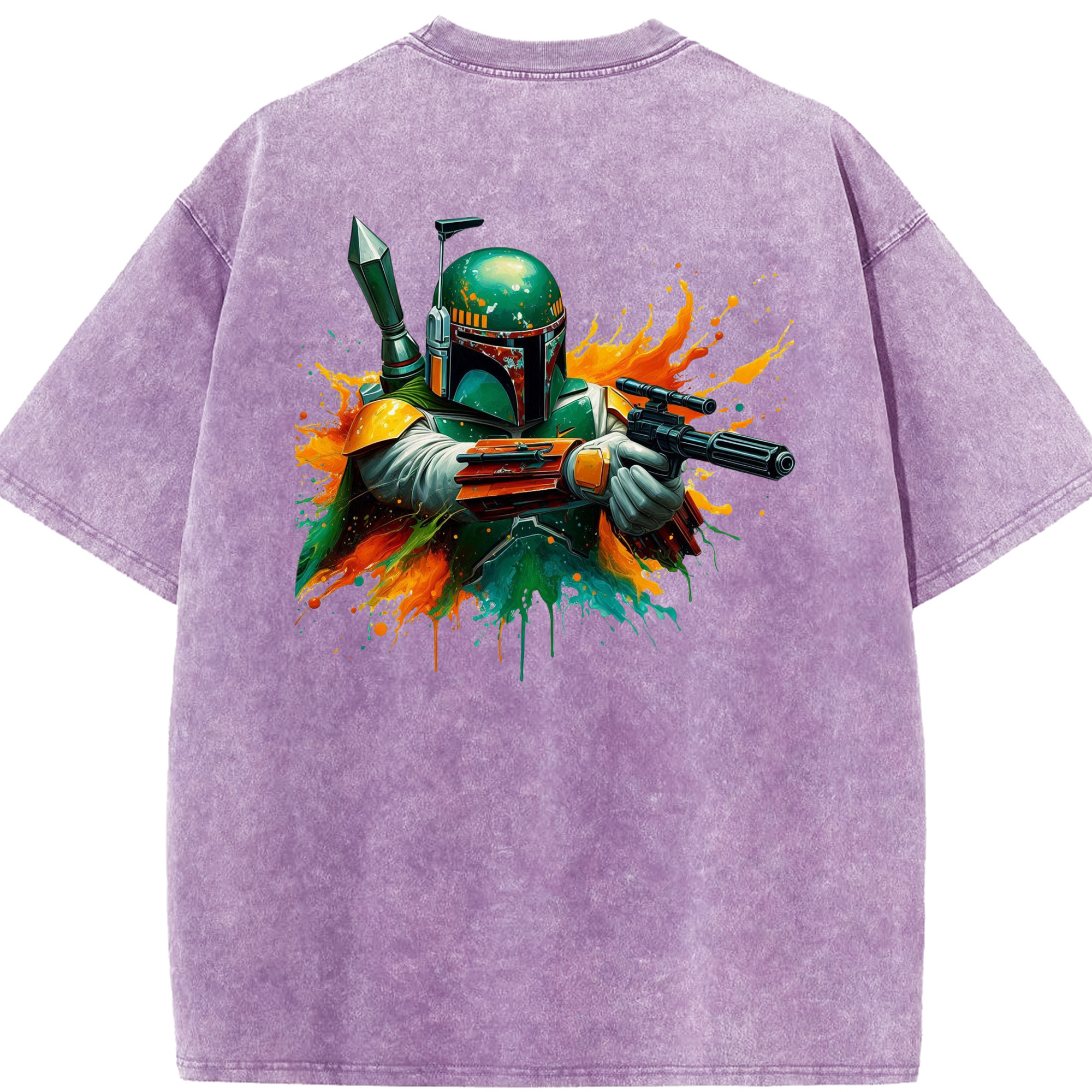 （画像用） スター・ウォーズ Star Wars 綿100% ヴィンテージ風 半袖Tシャツ（背面プリント）