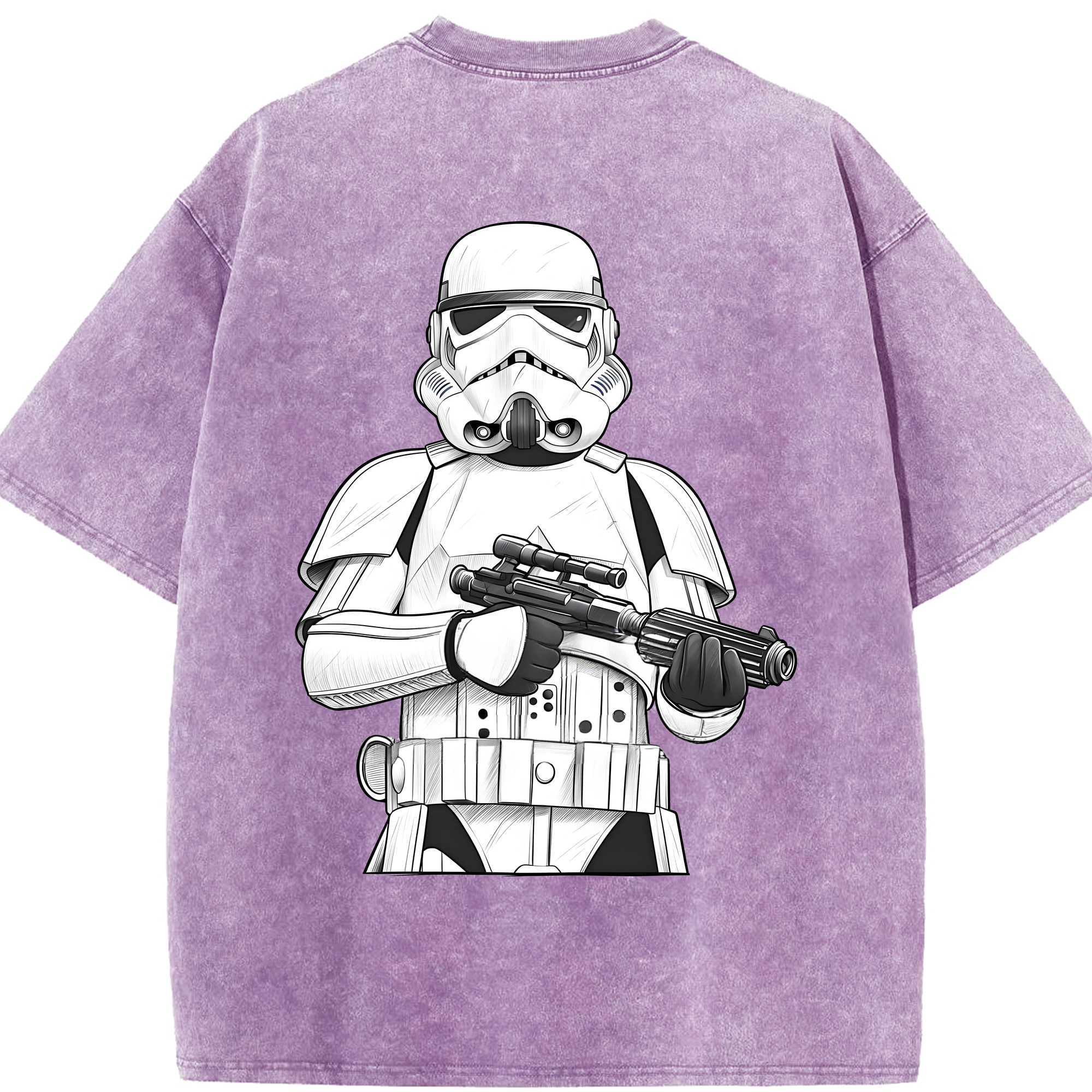 （画像用） スター・ウォーズ Star Wars 綿100% ヴィンテージ風 半袖Tシャツ（背面プリント）