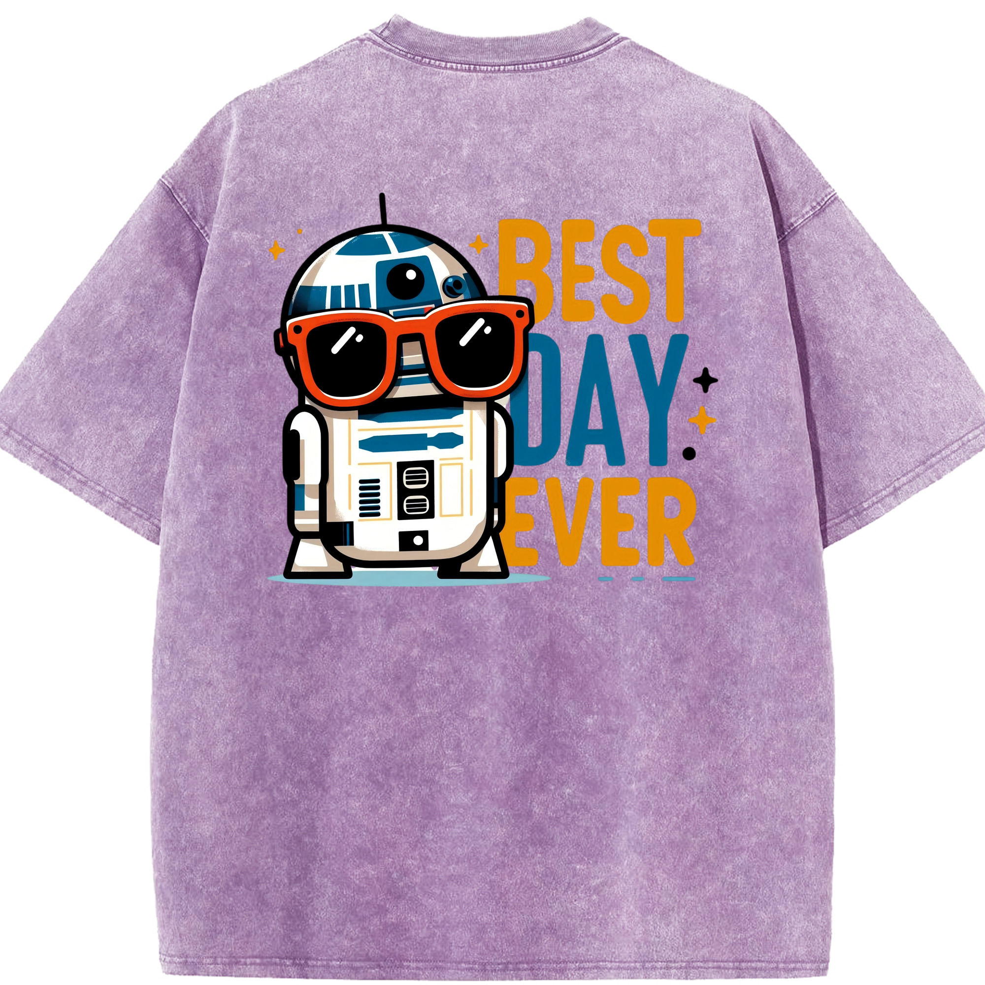 （画像用） スター・ウォーズ Star Wars 綿100% ヴィンテージ風 半袖Tシャツ（背面プリント）