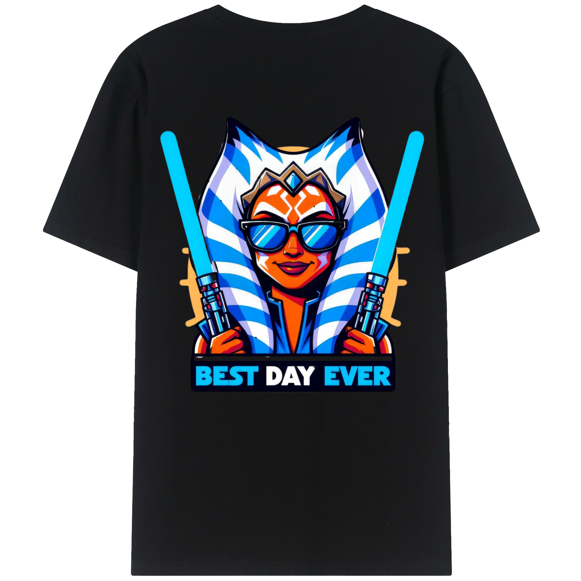 （画像用） スター・ウォーズ Star Wars 綿100％ メンズ半袖Tシャツ（バックプリント） 通気性