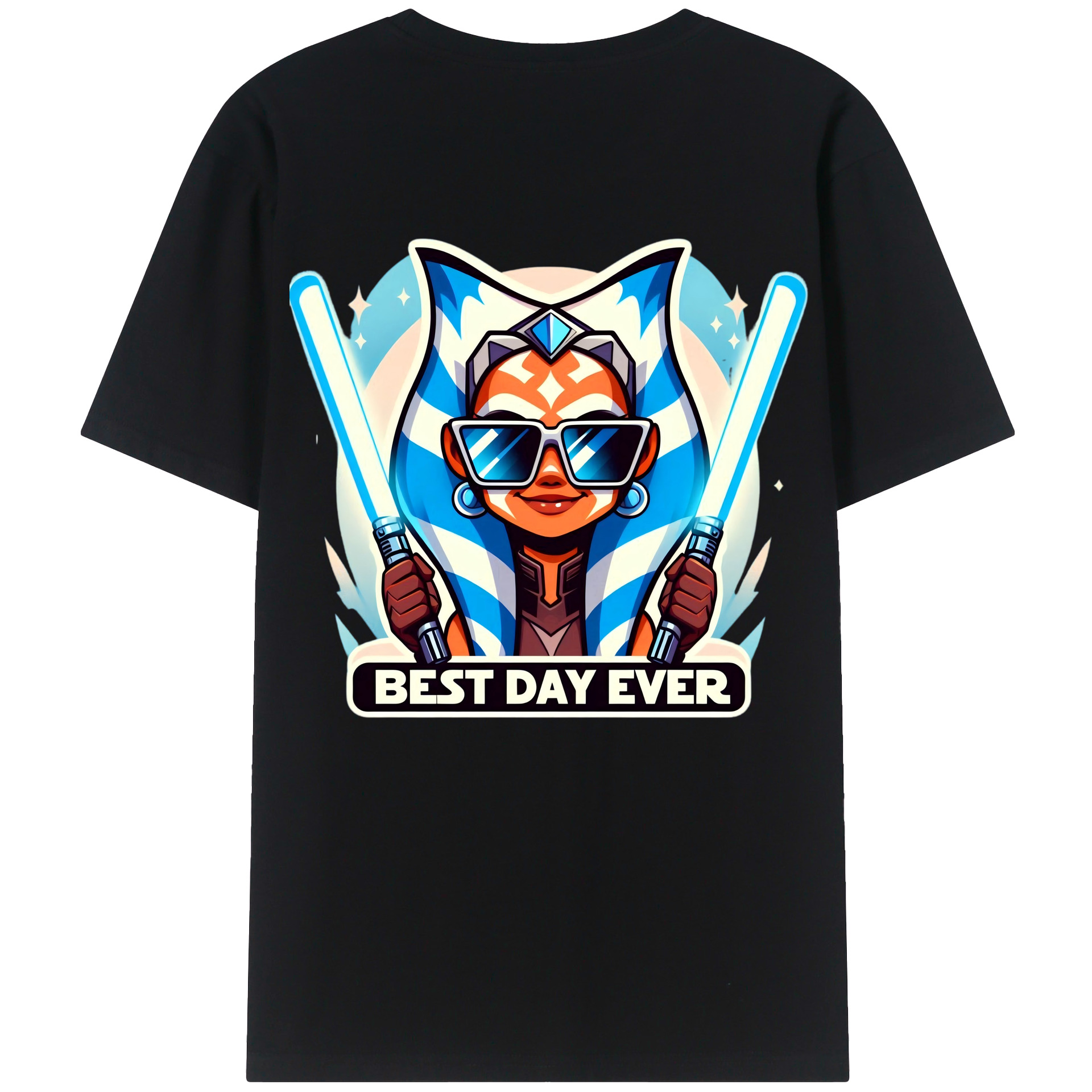 （画像用） スター・ウォーズ Star Wars 綿100％ メンズ半袖Tシャツ（バックプリント） 通気性