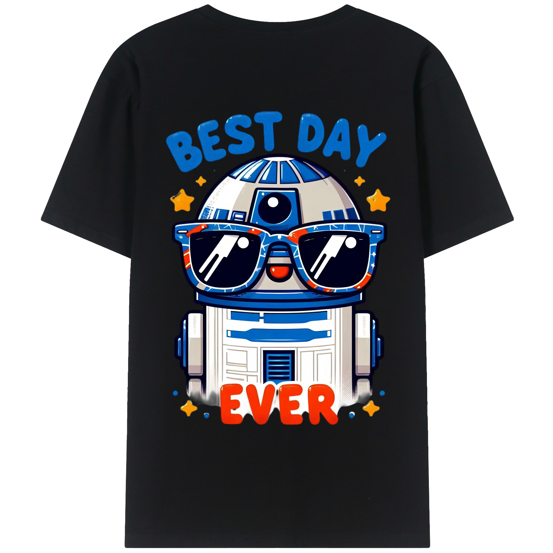 （画像用） スター・ウォーズ Star Wars 綿100％ メンズ半袖Tシャツ（バックプリント） 通気性