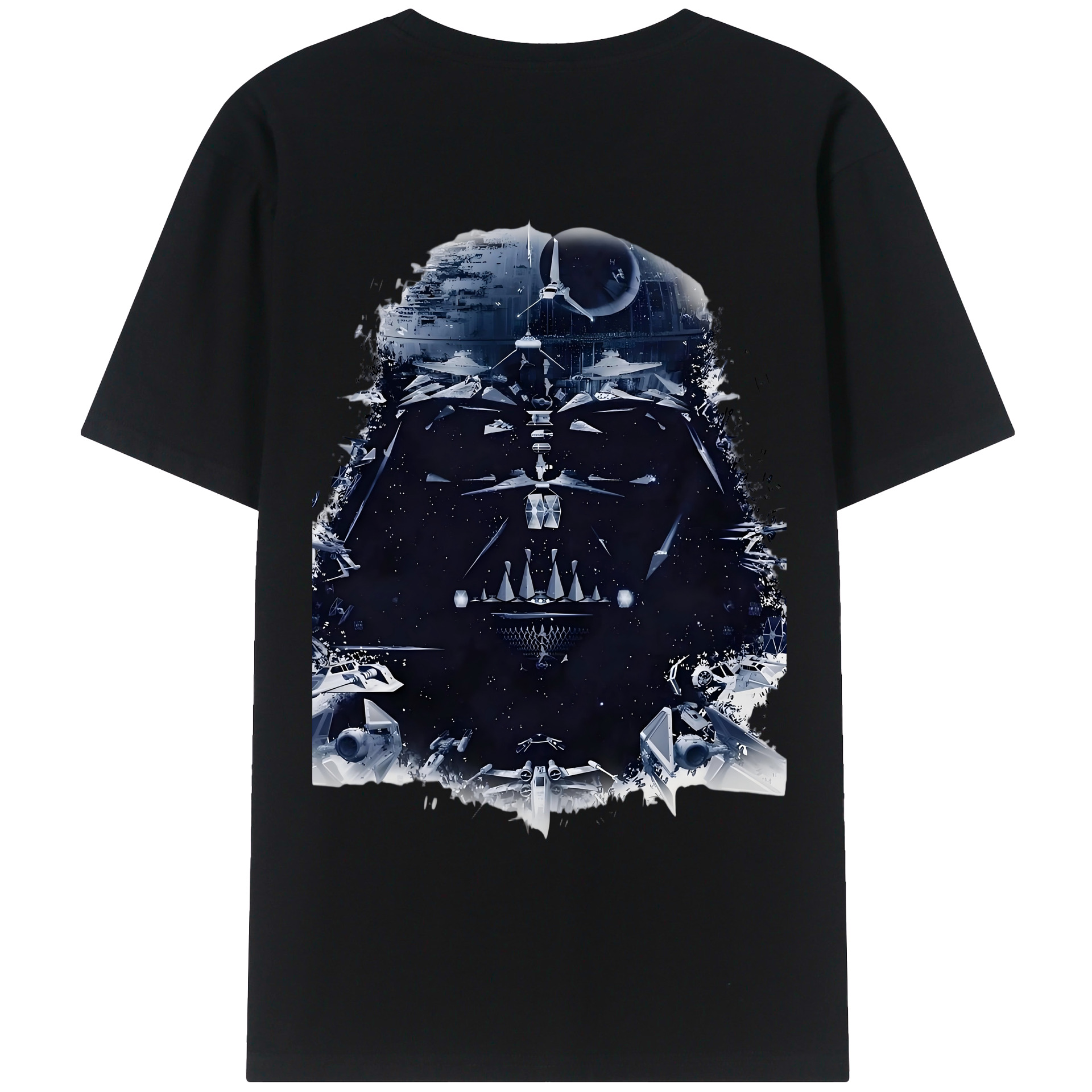 （画像用） スター・ウォーズ Star Wars 綿100％ メンズ半袖Tシャツ（バックプリント） 通気性
