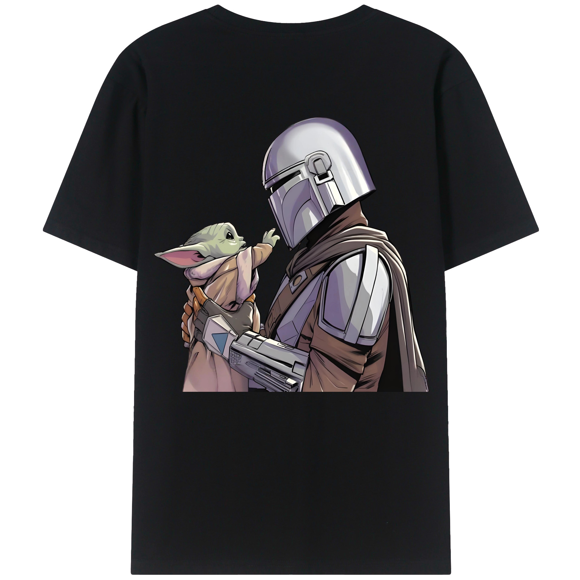 （画像用） スター・ウォーズ Star Wars 綿100％ メンズ半袖Tシャツ（バックプリント） 通気性