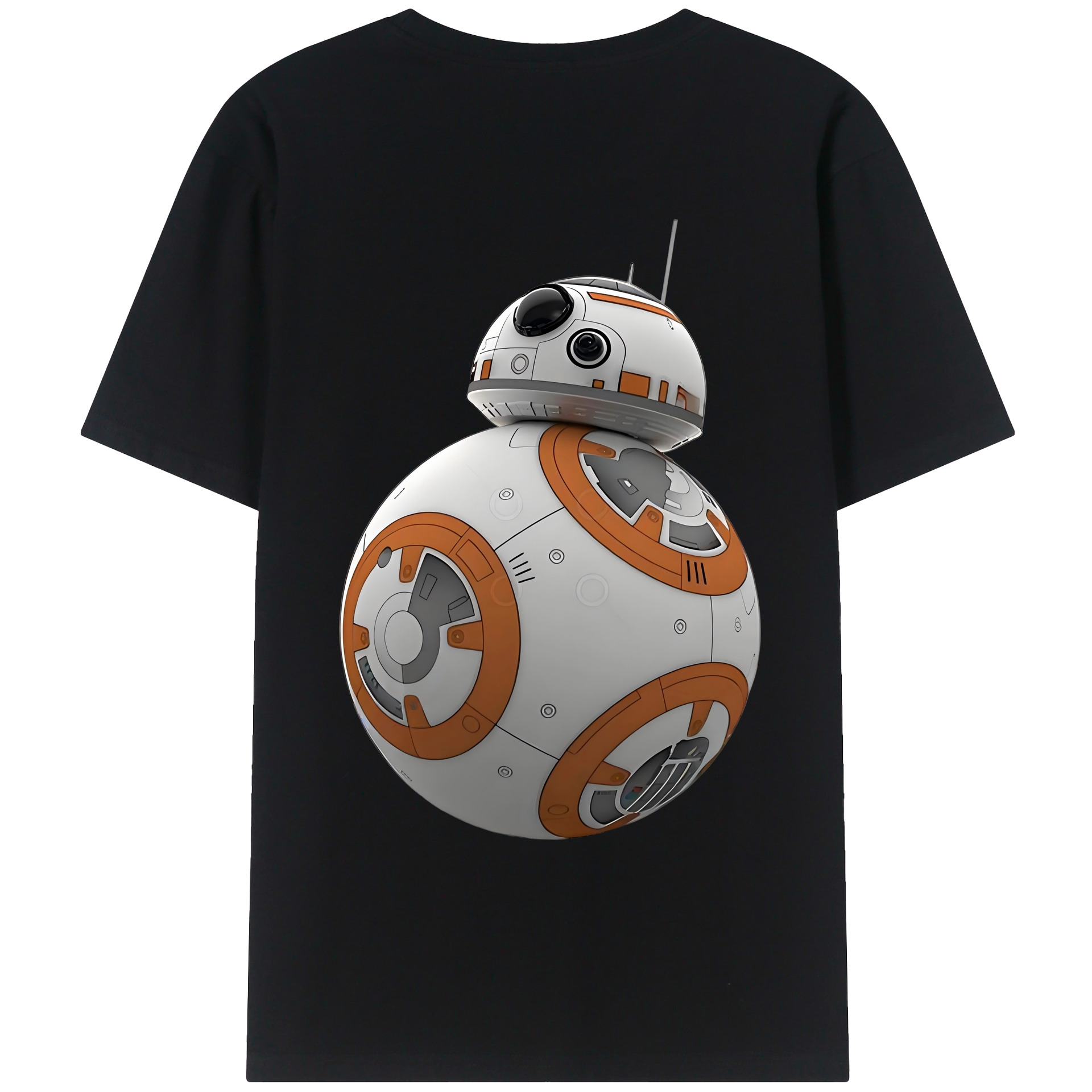 （画像用） スター・ウォーズ Star Wars 綿100％ メンズ半袖Tシャツ（バックプリント） 通気性