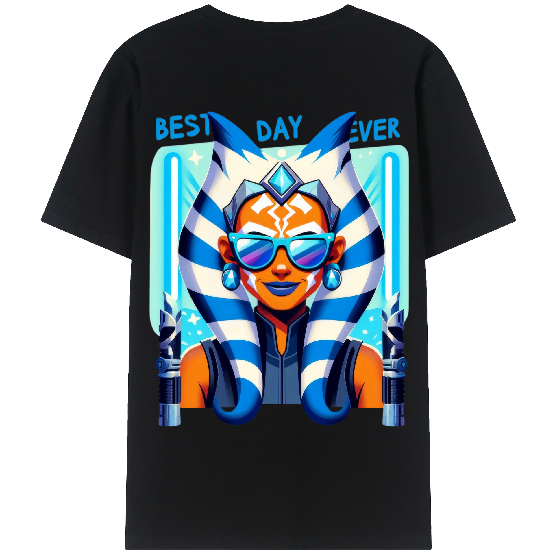 （画像用） スター・ウォーズ Star Wars 綿100％ メンズ半袖Tシャツ（バックプリント） 通気性