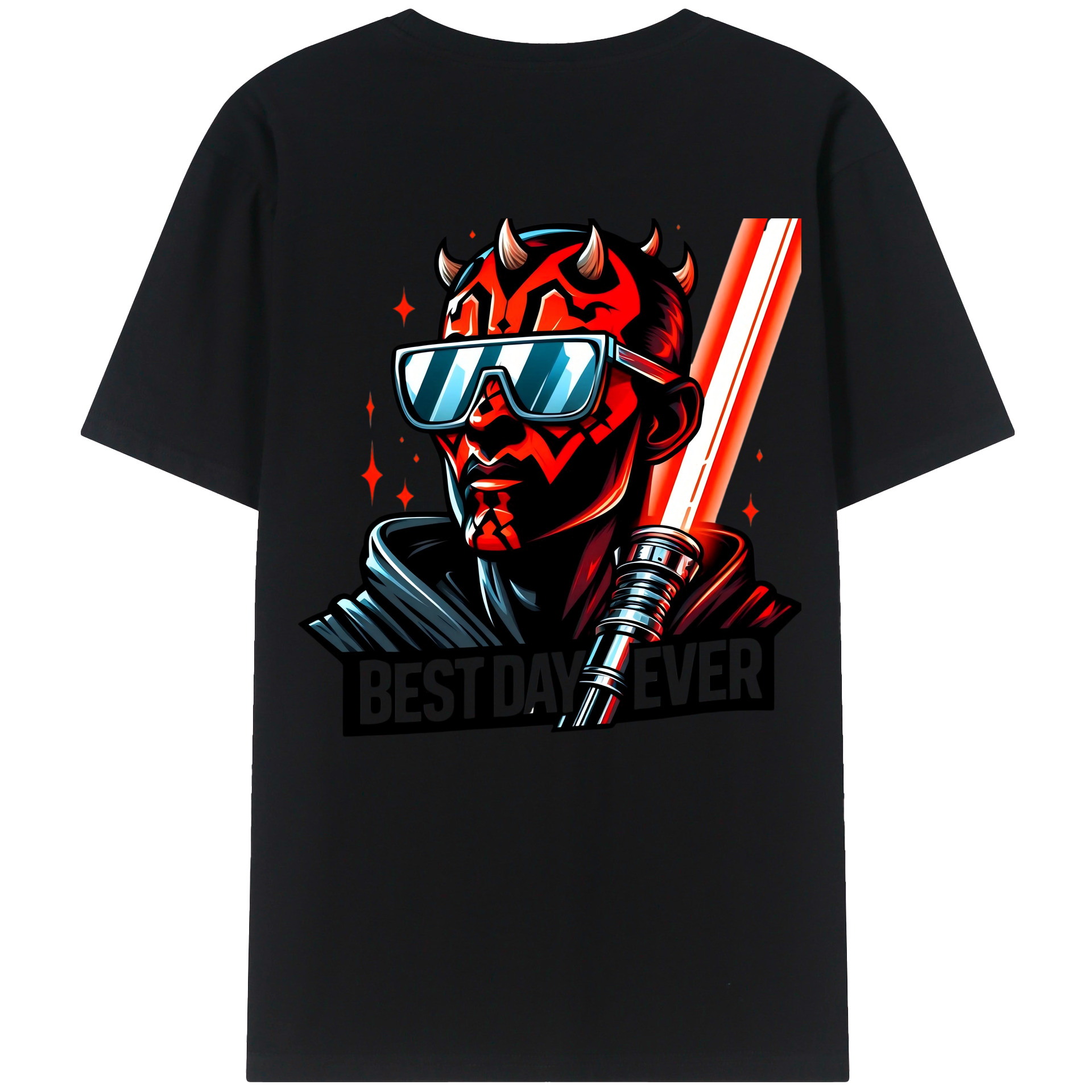 （画像用） スター・ウォーズ Star Wars 綿100％ メンズ半袖Tシャツ（バックプリント） 通気性