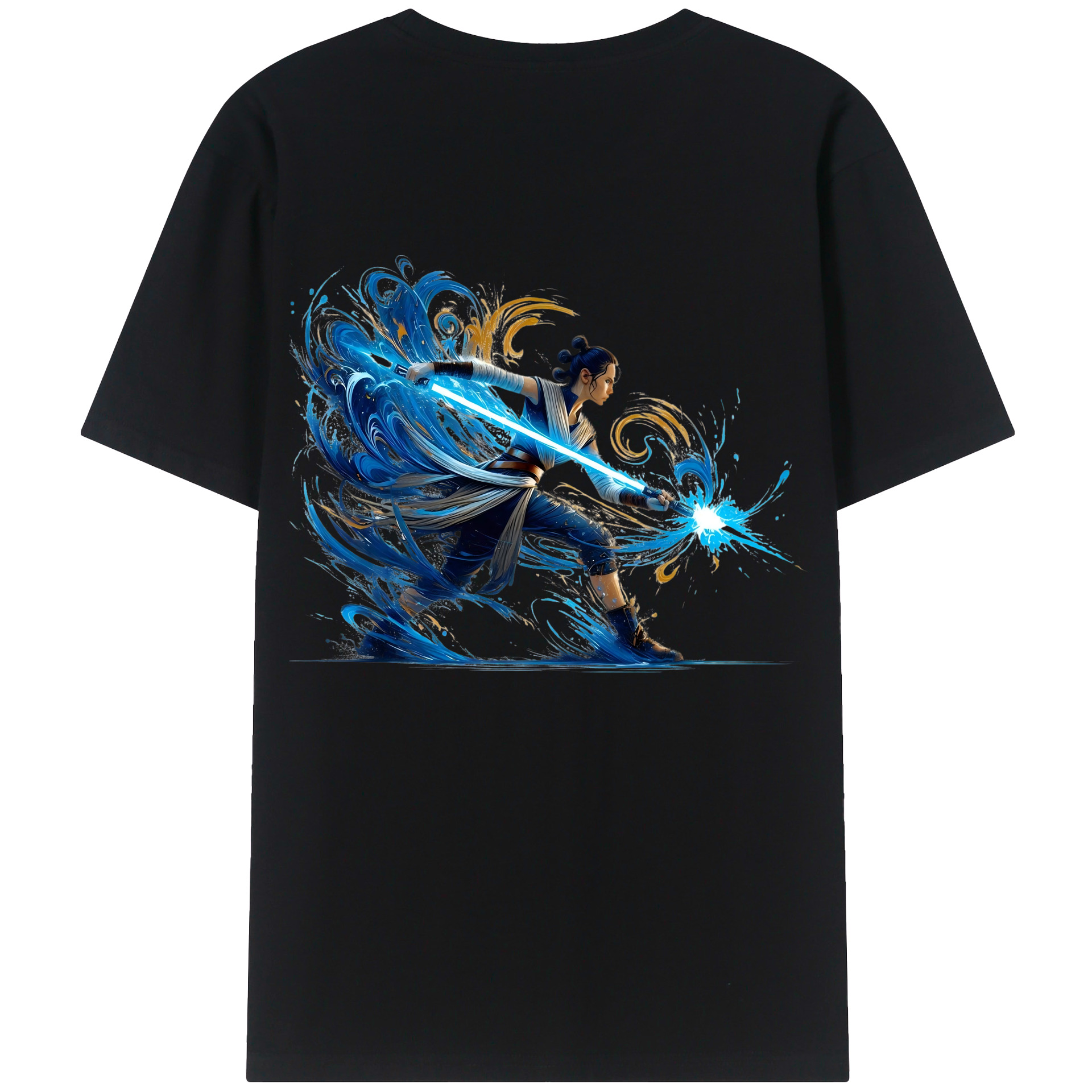 （画像用） スター・ウォーズ Star Wars 綿100％ メンズ半袖Tシャツ（バックプリント） 通気性