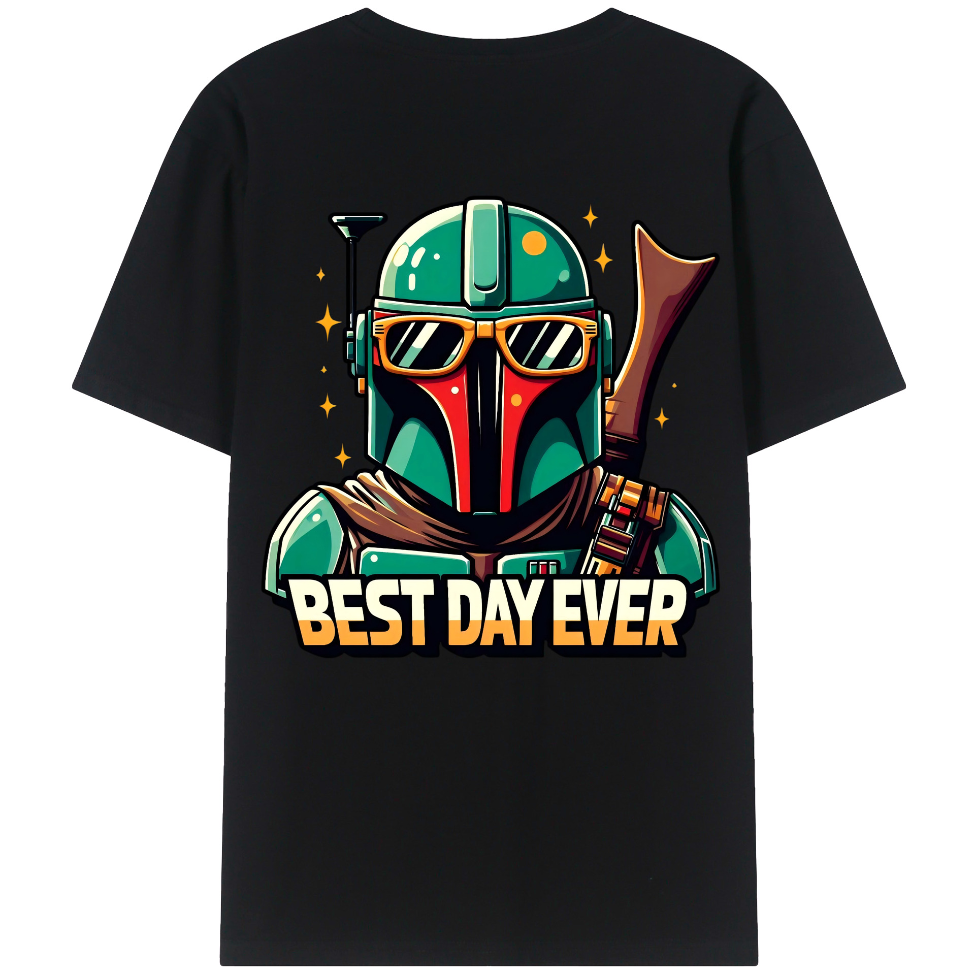 （画像用） スター・ウォーズ Star Wars 綿100％ メンズ半袖Tシャツ（バックプリント） 通気性