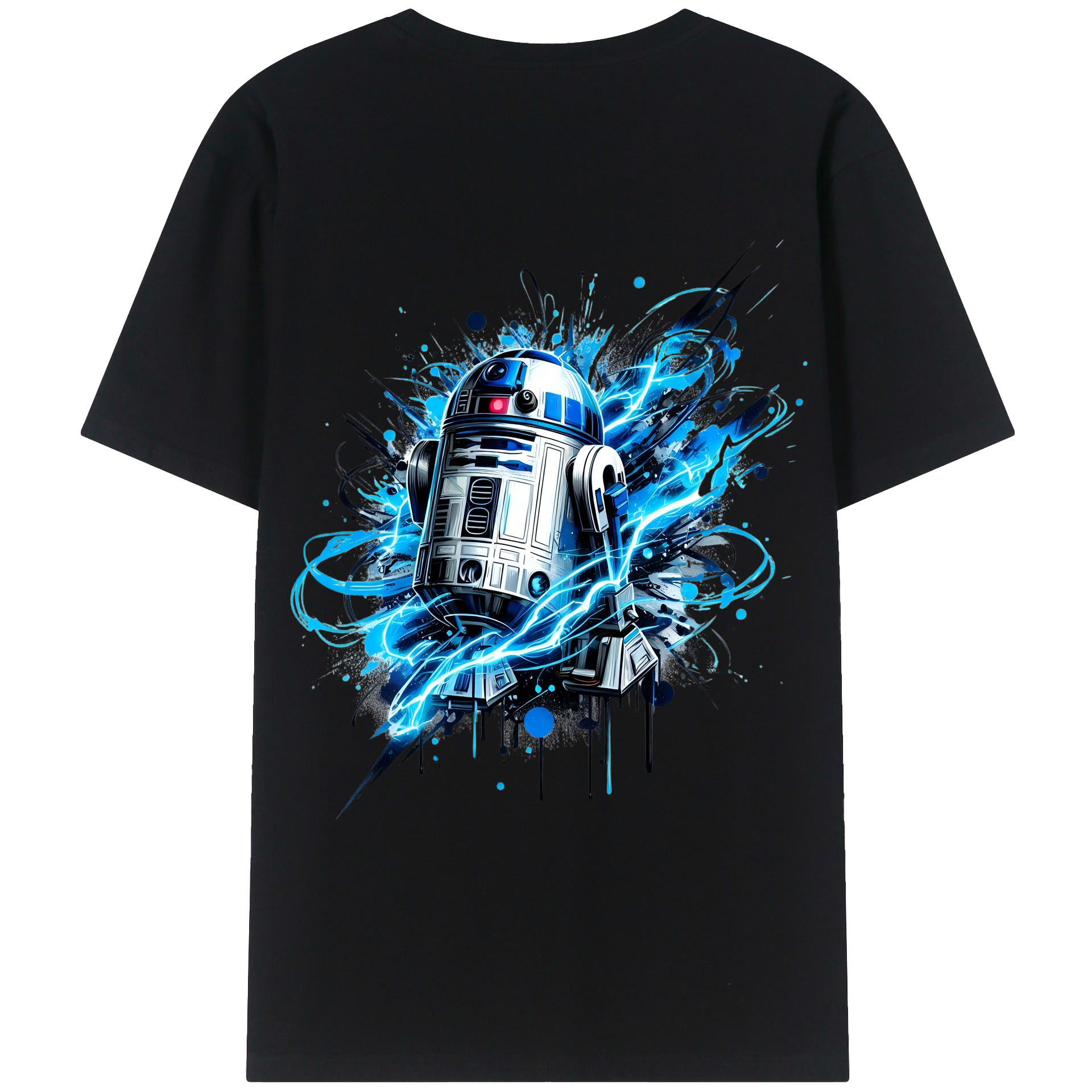 （画像用） スター・ウォーズ Star Wars 綿100％ メンズ半袖Tシャツ（バックプリント） 通気性