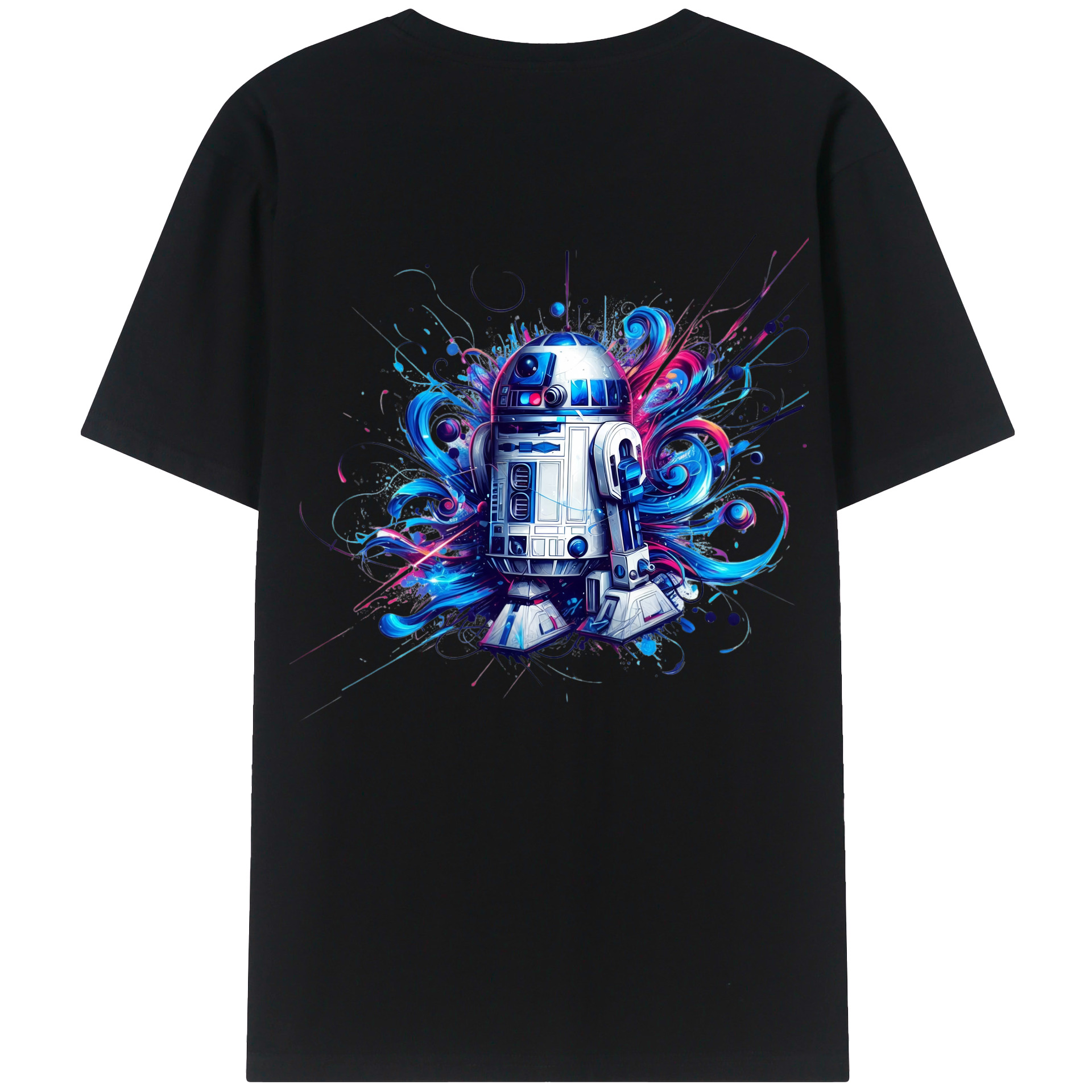 （画像用） スター・ウォーズ Star Wars 綿100％ メンズ半袖Tシャツ（バックプリント） 通気性