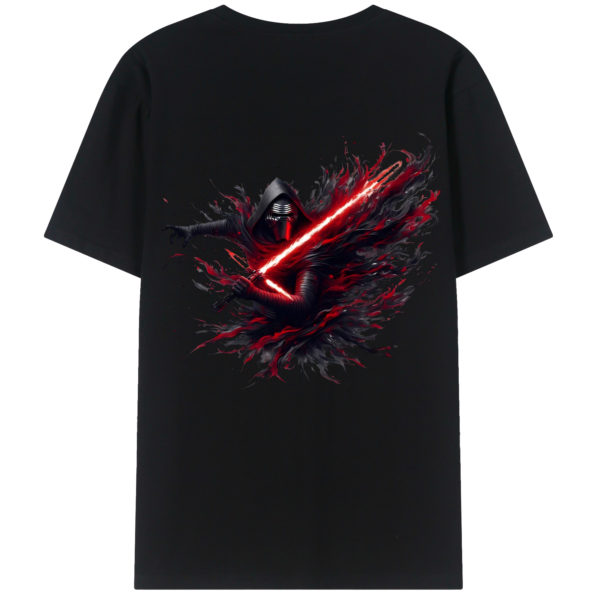 （画像用） スター・ウォーズ Star Wars 綿100％ メンズ半袖Tシャツ（バックプリント） 通気性
