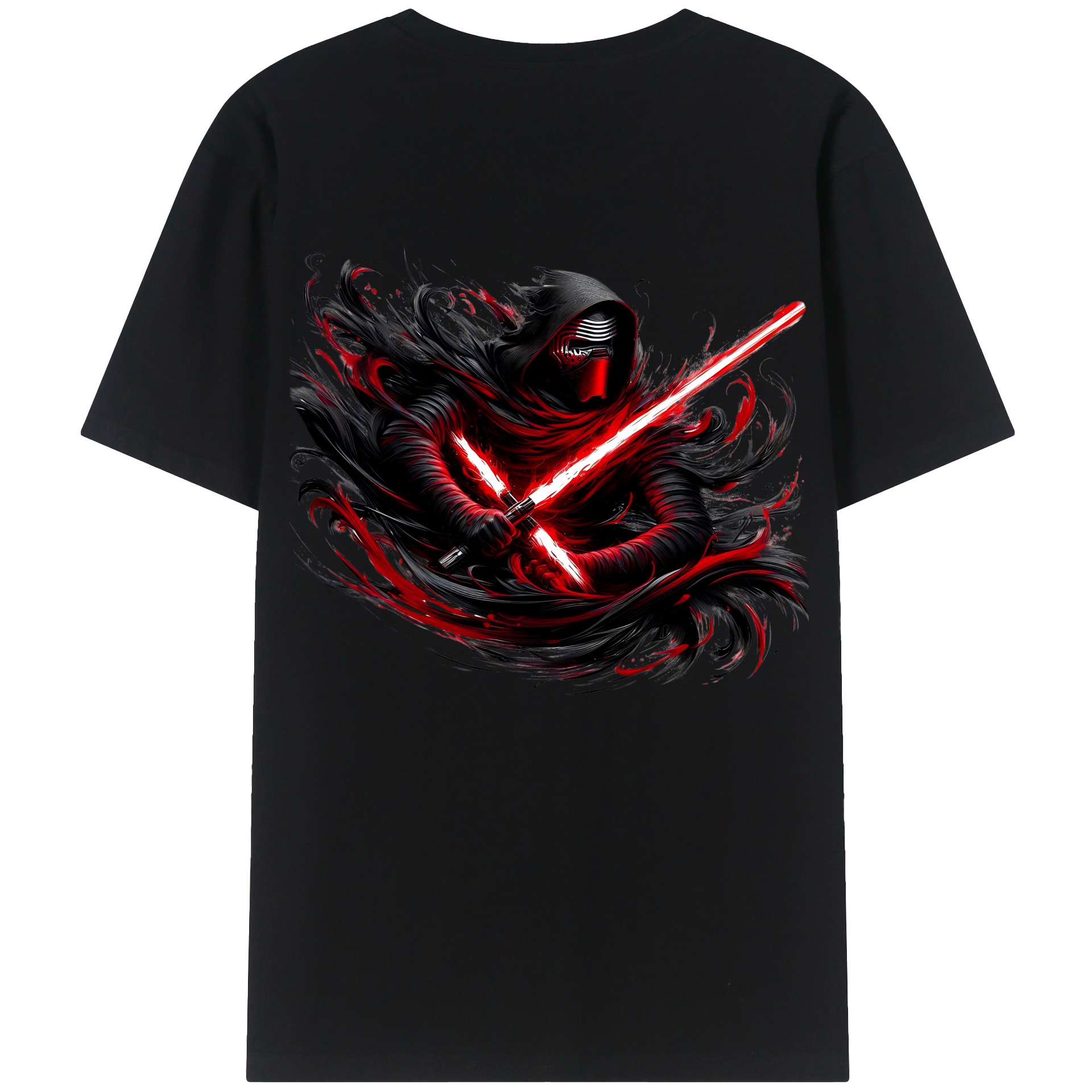 （画像用） スター・ウォーズ Star Wars 綿100％ メンズ半袖Tシャツ（バックプリント） 通気性