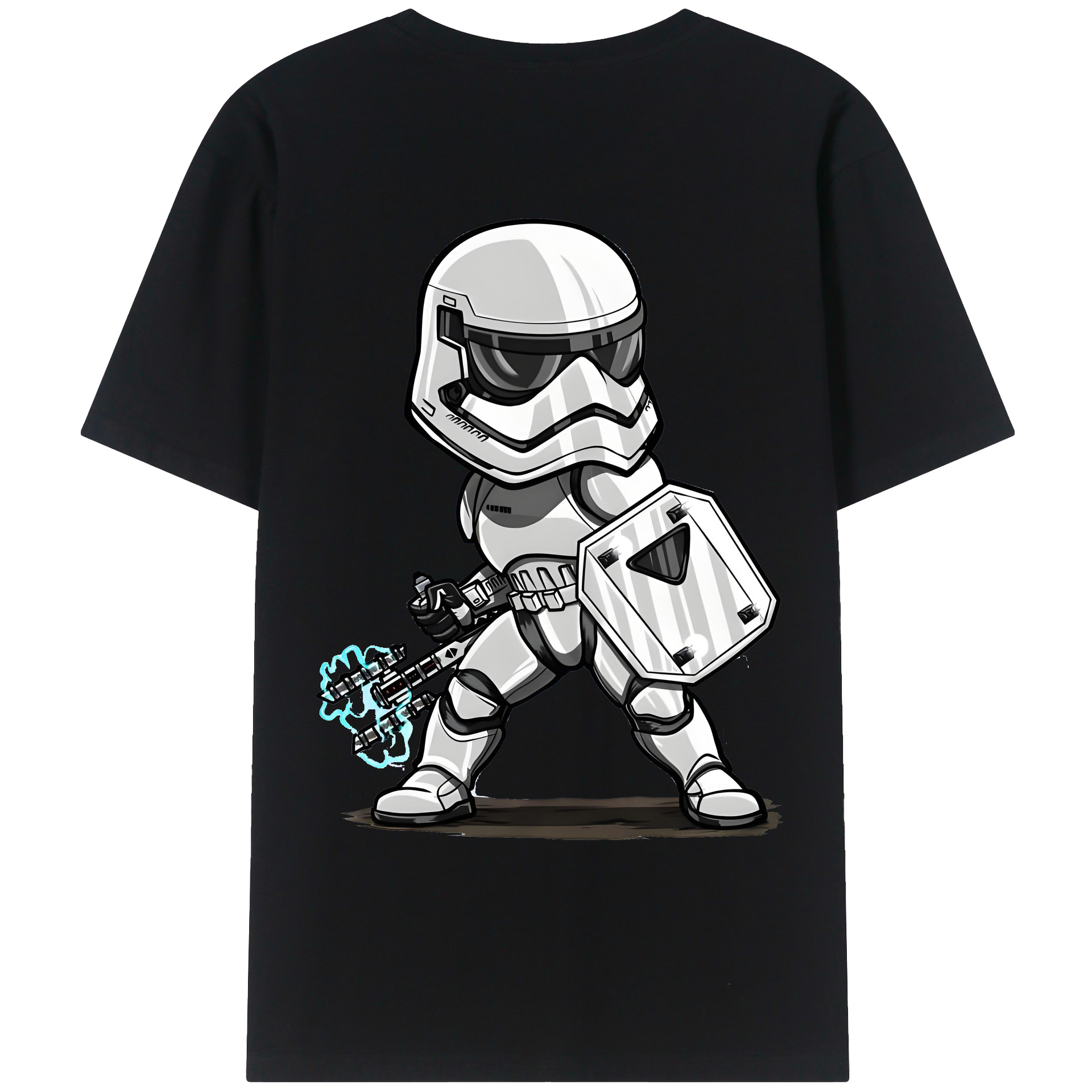 （画像用） スター・ウォーズ Star Wars 綿100％ メンズ半袖Tシャツ（バックプリント） 通気性