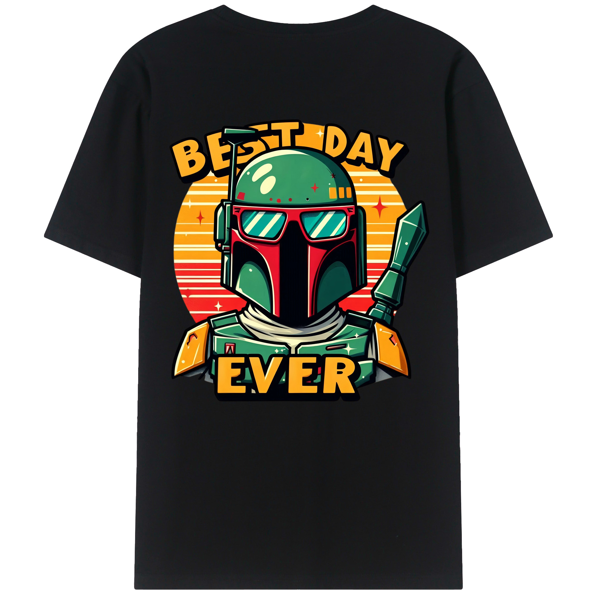 （画像用） スター・ウォーズ Star Wars 綿100％ メンズ半袖Tシャツ（バックプリント） 通気性
