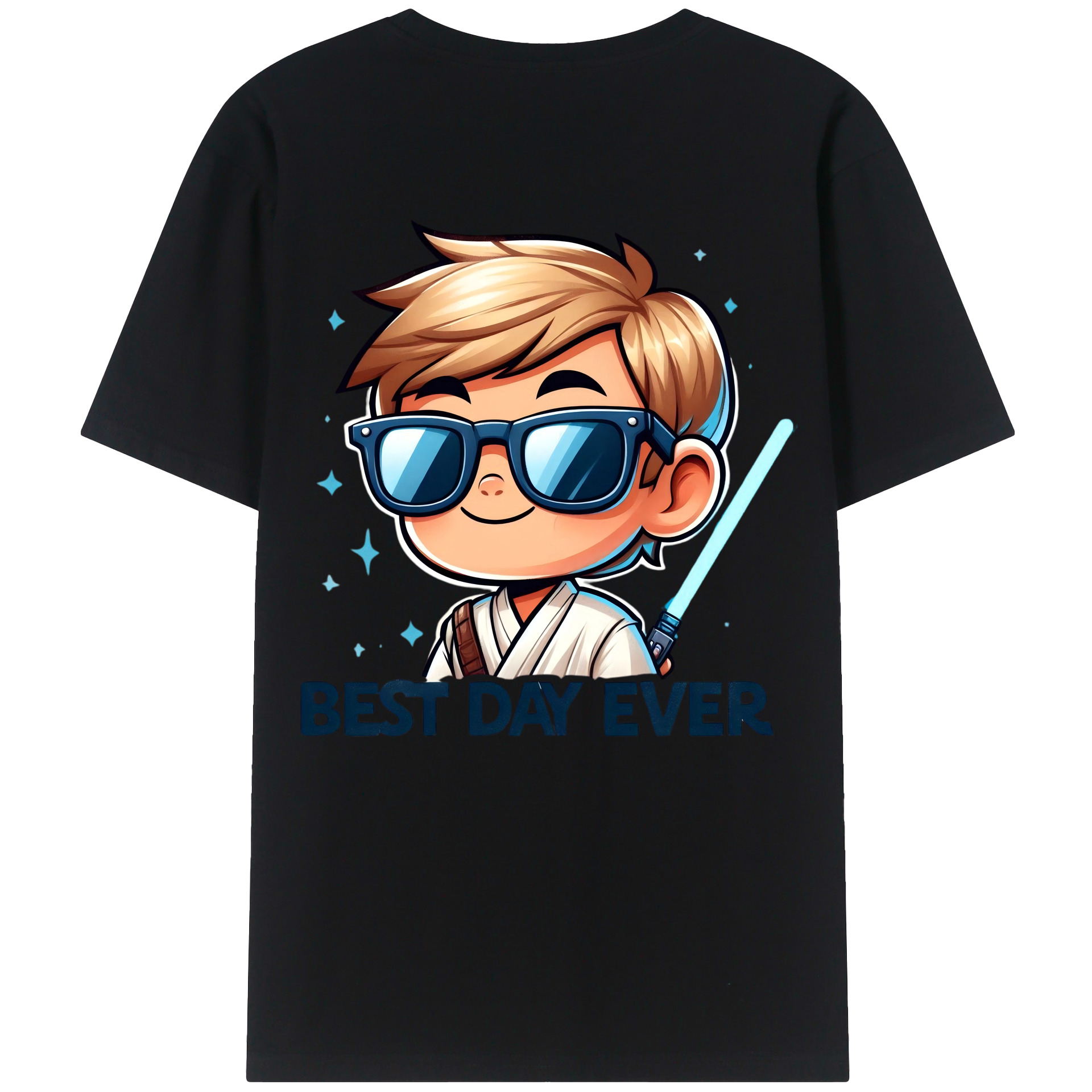 （画像用） スター・ウォーズ Star Wars 綿100％ メンズ半袖Tシャツ（バックプリント） 通気性