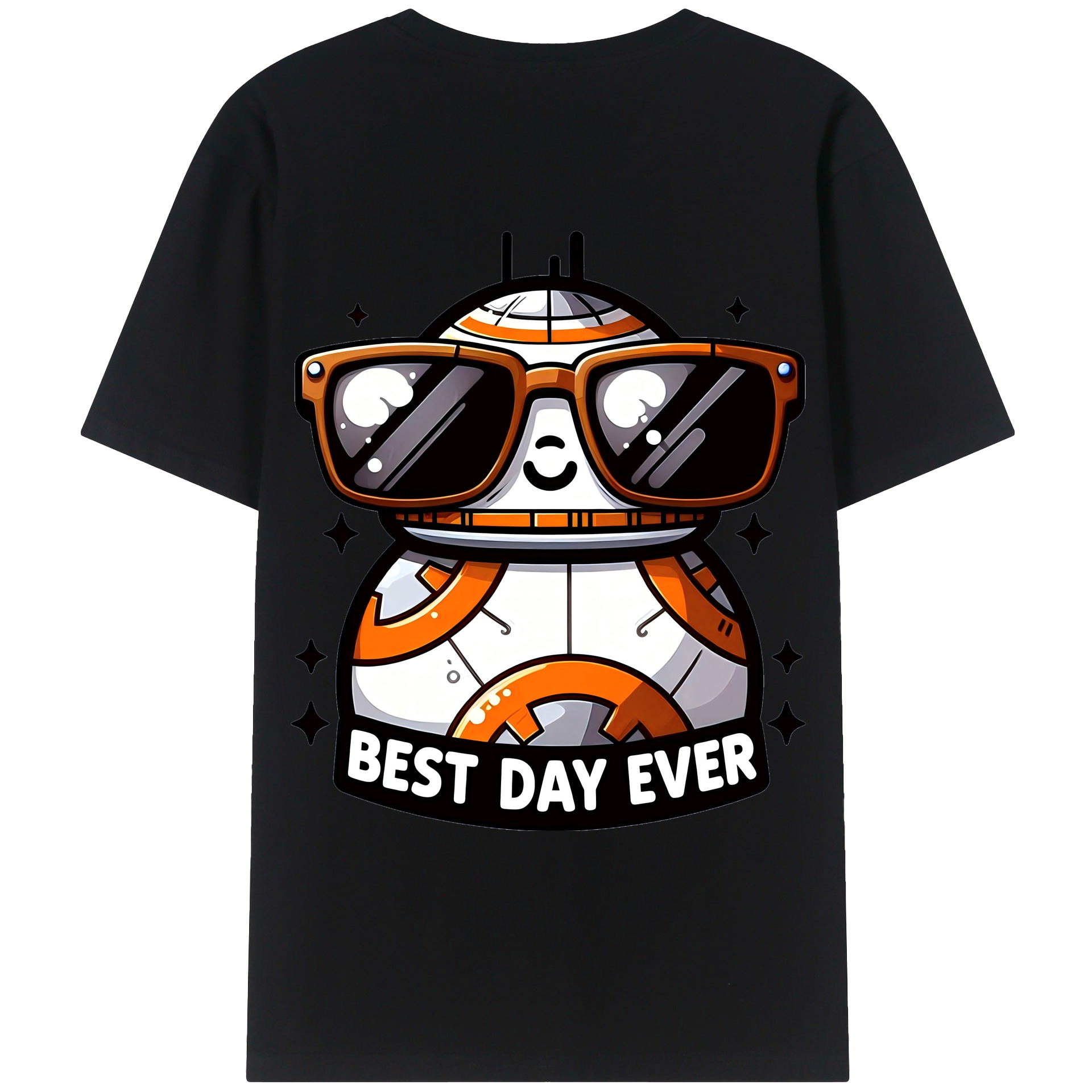 （画像用） スター・ウォーズ Star Wars 綿100％ メンズ半袖Tシャツ（バックプリント） 通気性