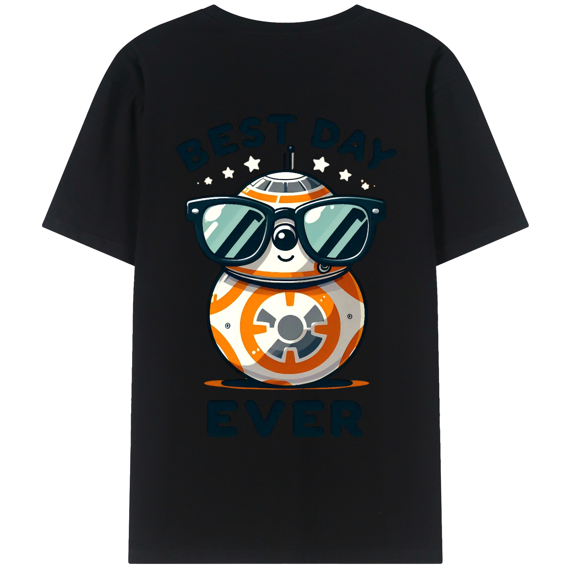 （画像用） スター・ウォーズ Star Wars 綿100％ メンズ半袖Tシャツ（バックプリント） 通気性
