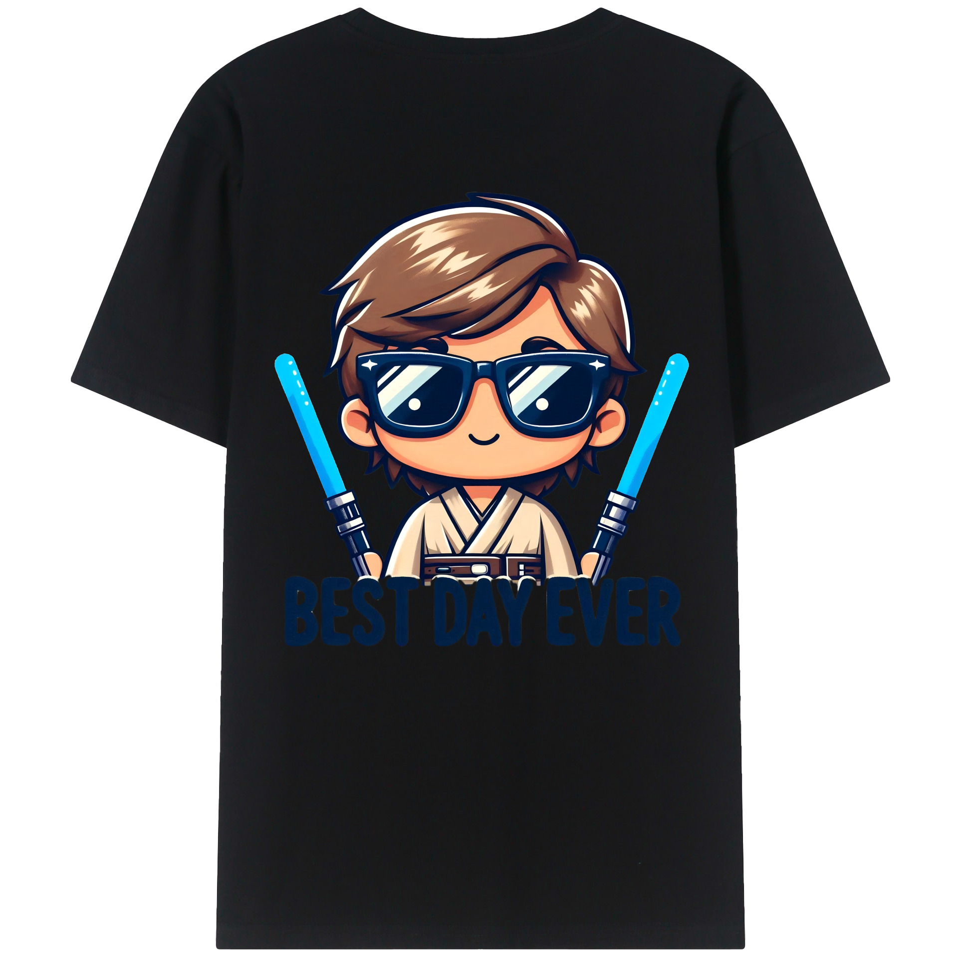 （画像用） スター・ウォーズ Star Wars 綿100％ メンズ半袖Tシャツ（バックプリント） 通気性